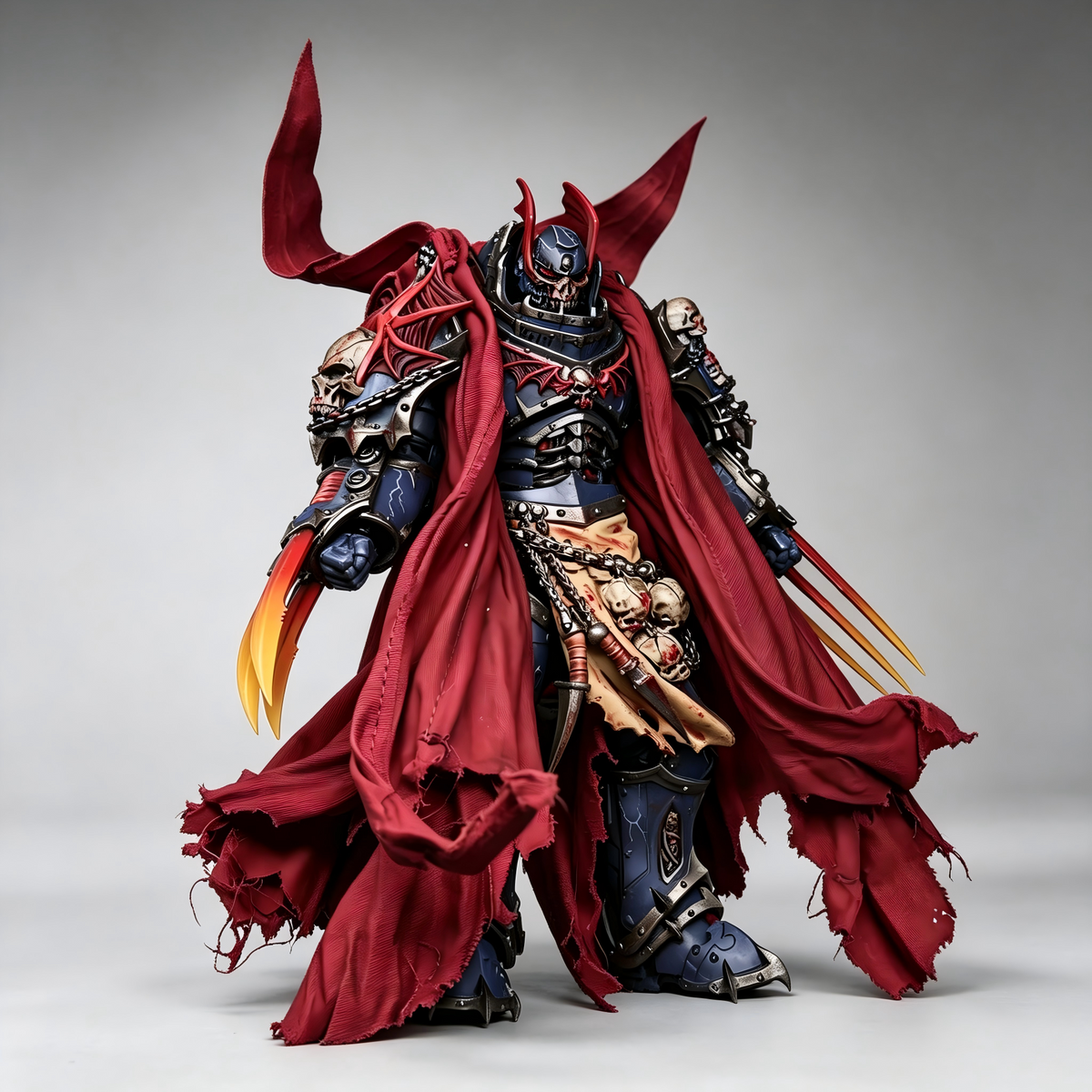 1/18 Custom Repaint Konrad Curze - Night Haunter Primarch Action Figure (Masterpiece Edition) - Image 5