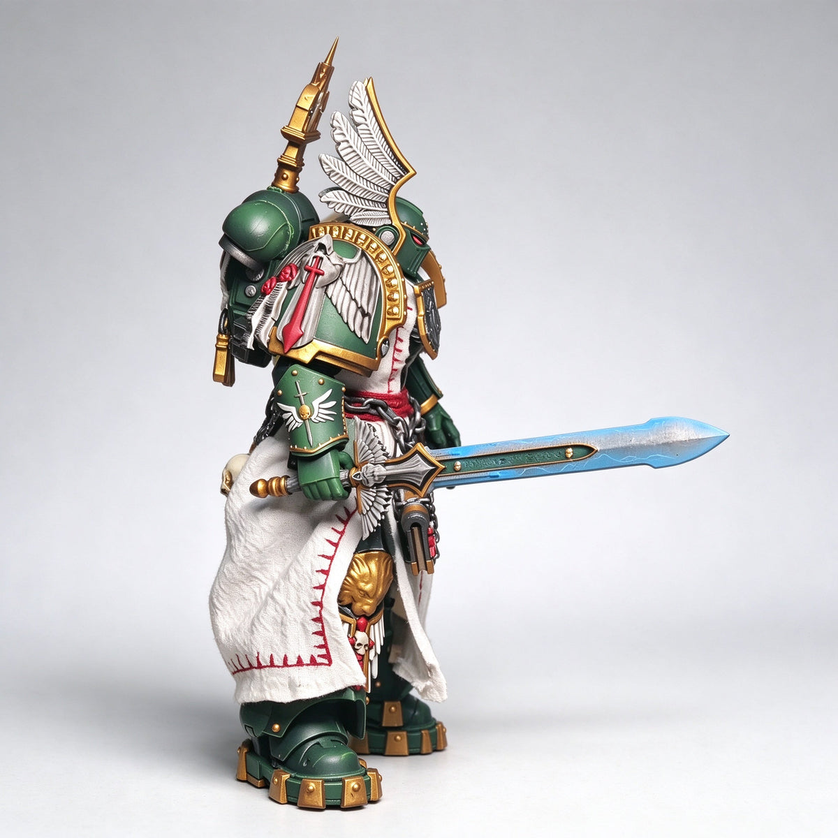 Custom 1/18 Dark Angels Company Champion (Heavenblade & Relic Shield) - Image 6
