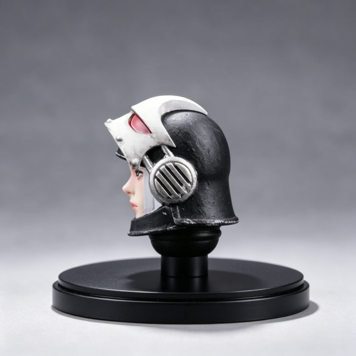 Custom Adepta Sororitas Head Sculpt - Open Helmet Visor - Image 3