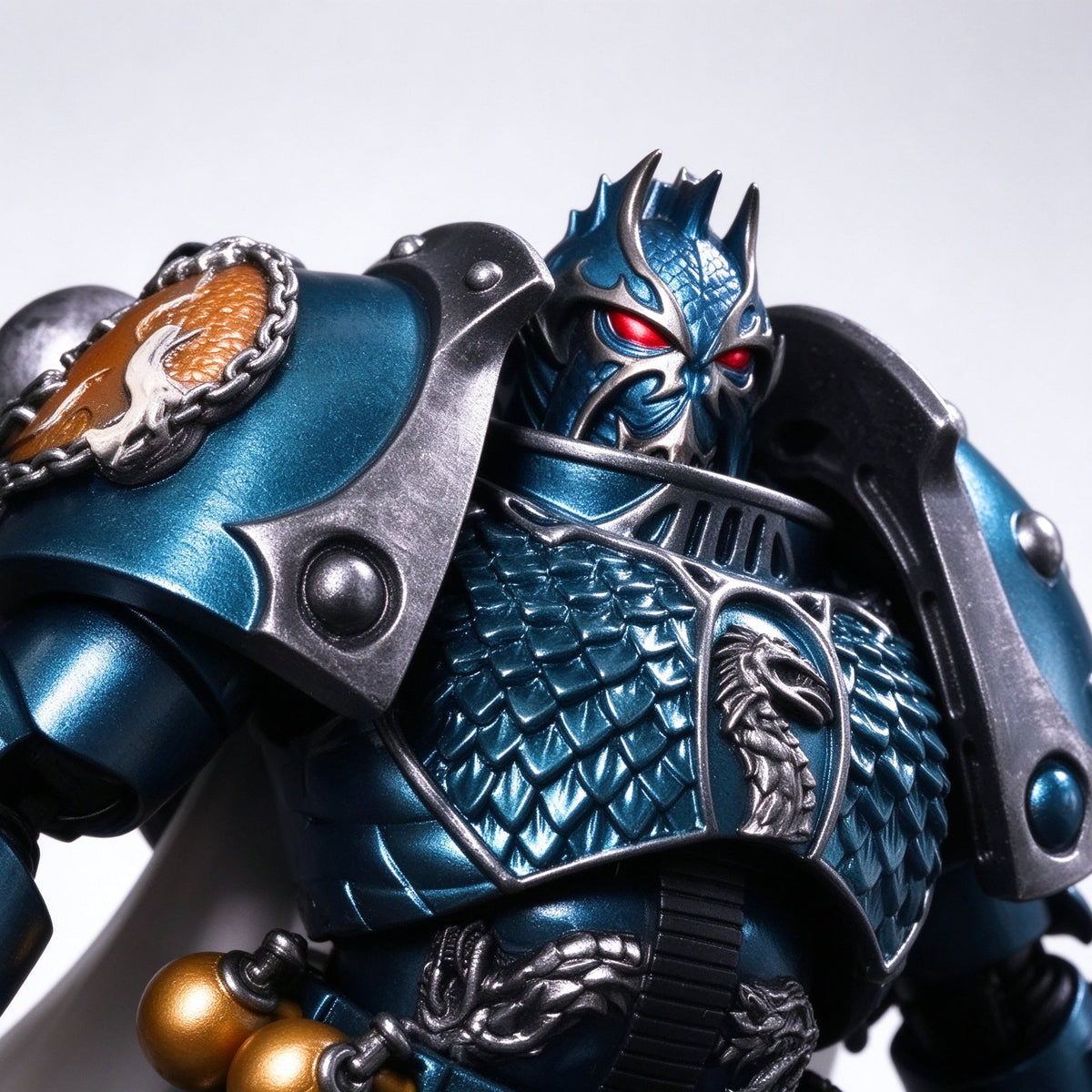 Custom Alpha Legion Hydra Helmet Sculpt - Custom Action Figure Head Upgrade - Image 6