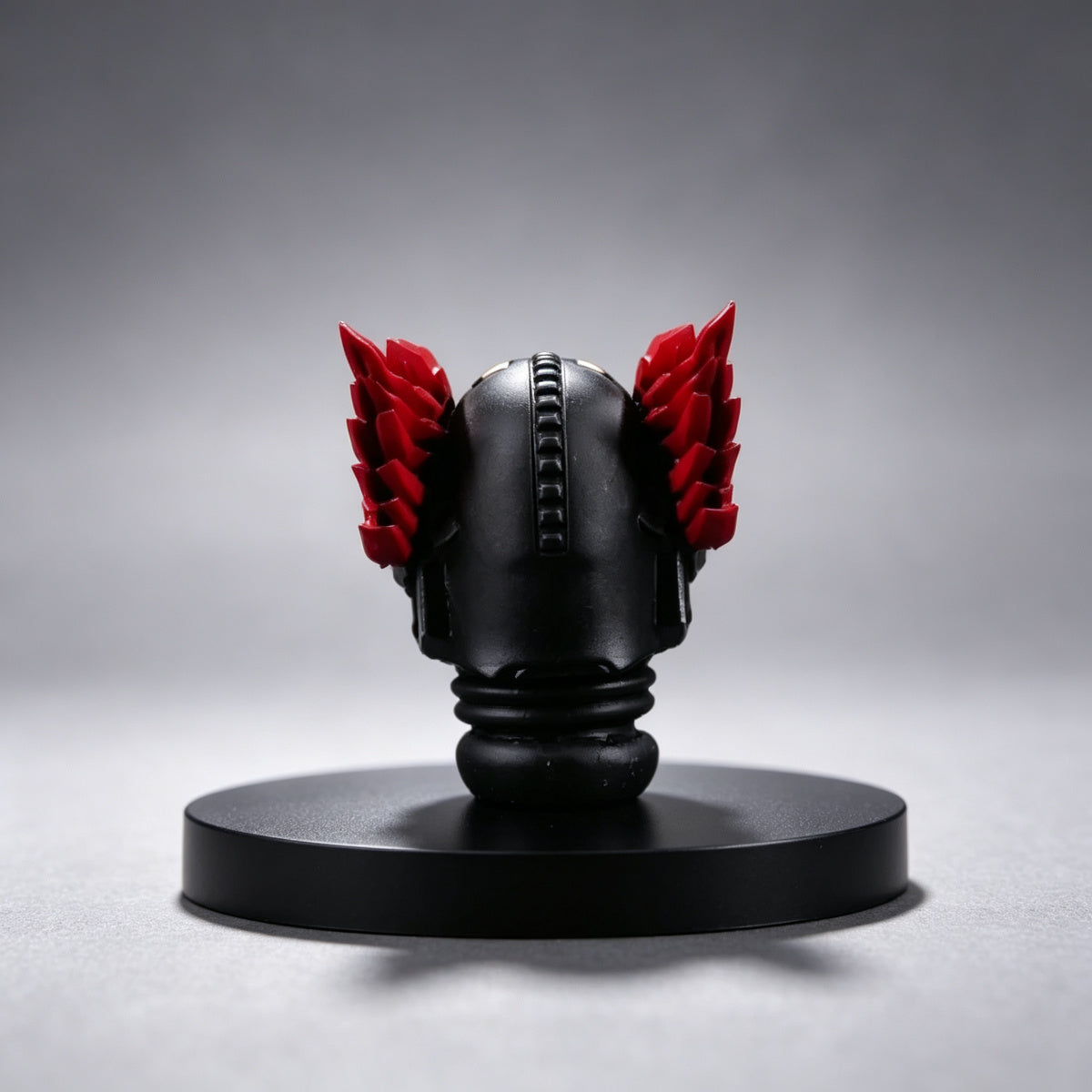 Custom Black Templars Helmet - Gold Lion & Red Wings - Image 4