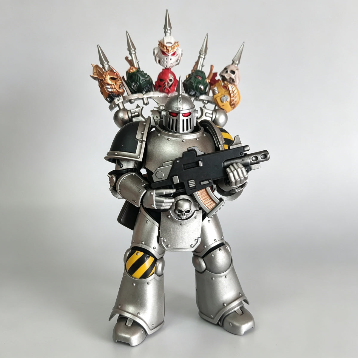 Custom Chaos Space Marine Power Pack with Trophy Spikes - 1/18 Action Figure Upgrade - Image 3
