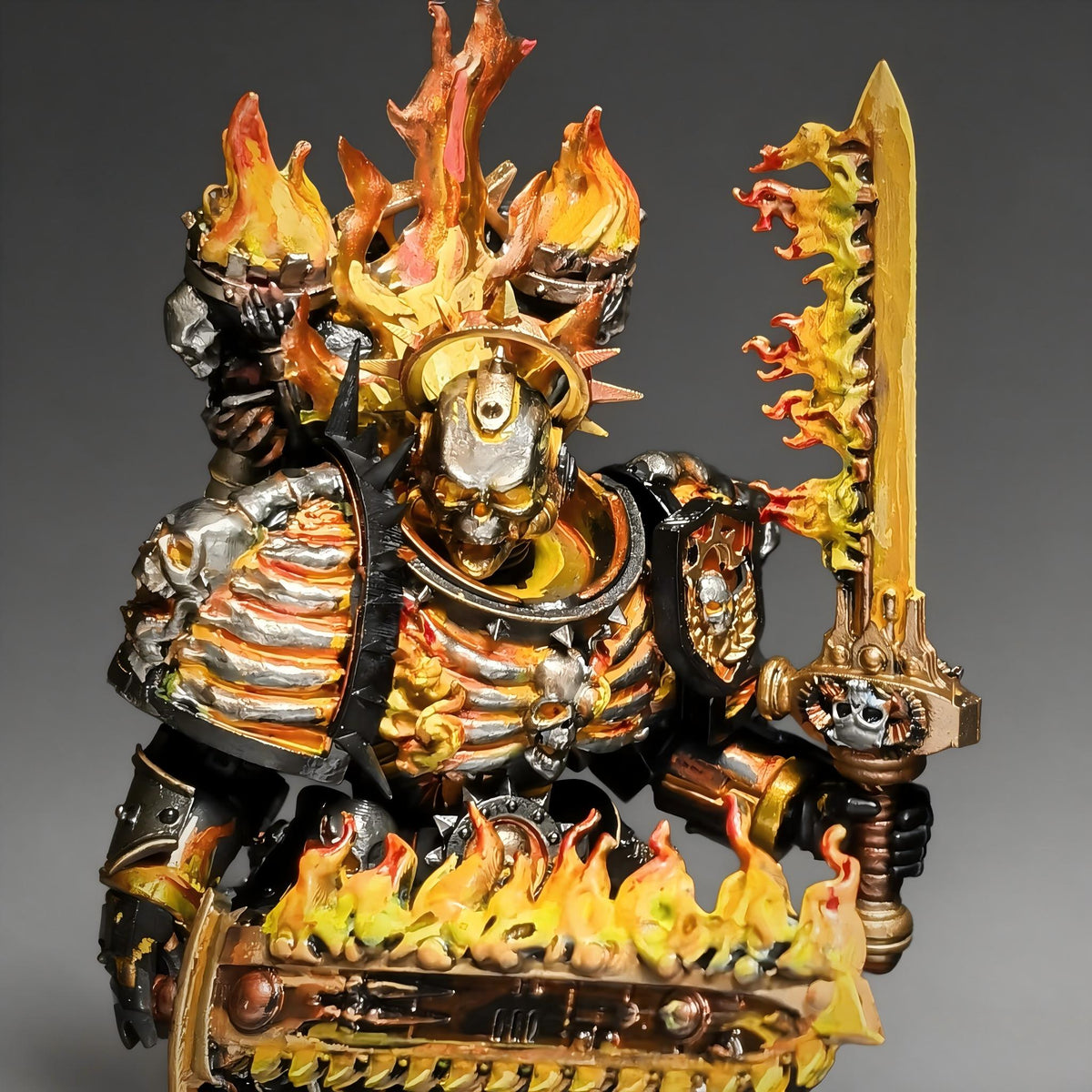 Custom Legion of the Damned Flaming Champion Figure – Studio Custom Masterpiece (1-of-1) - Image 4