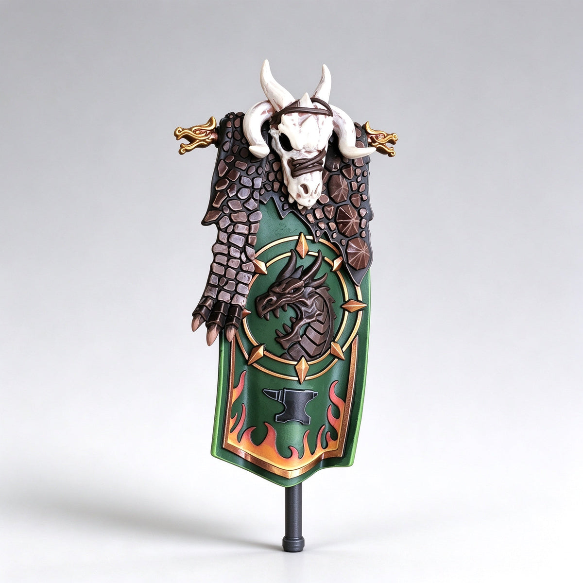 Custom Salamanders Chapter Ancient Banner - 1/18 Action Figure Banner Upgrade - Image 3