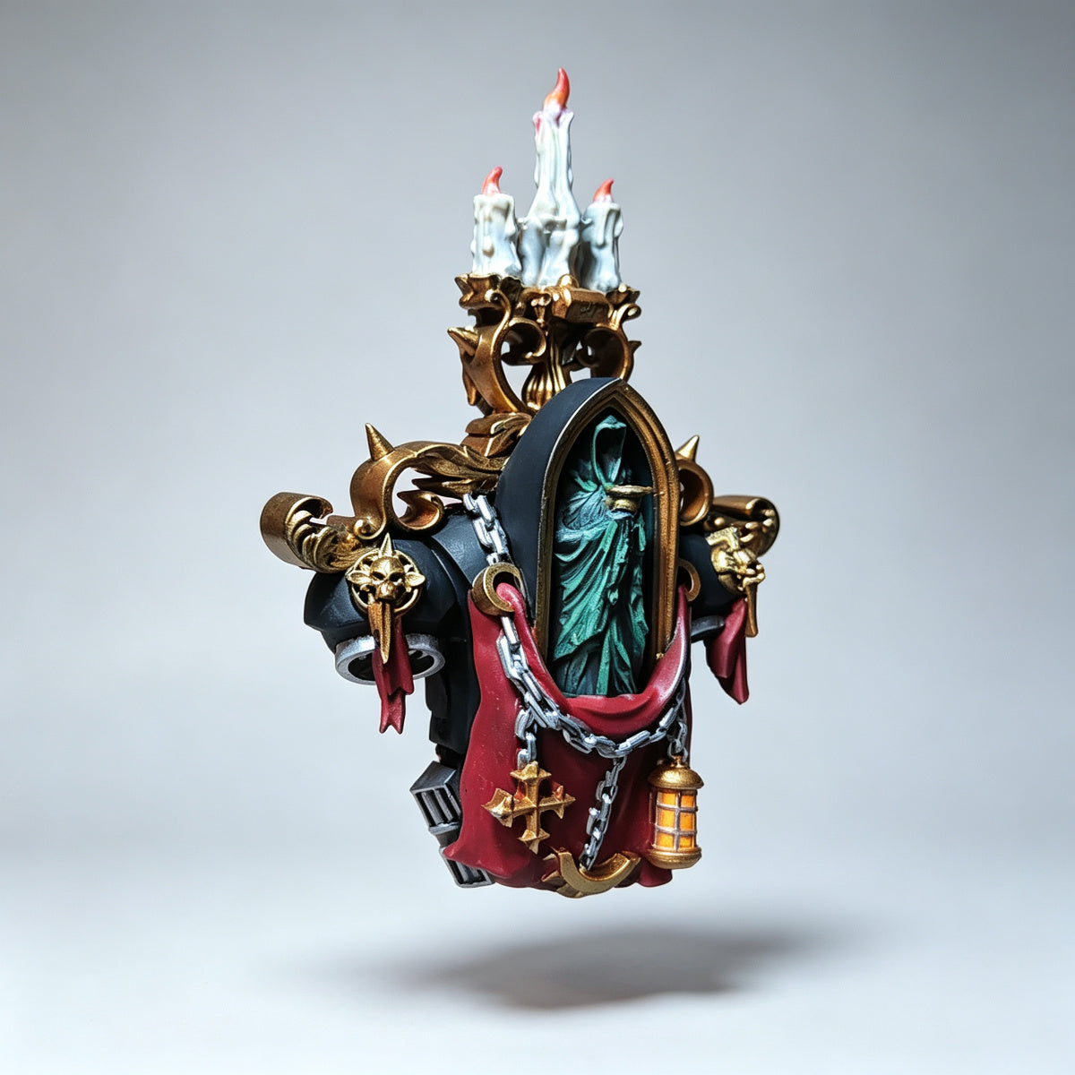 Custom Space Marine Backpack - Relic Candle Shrine & Statue - Image 2