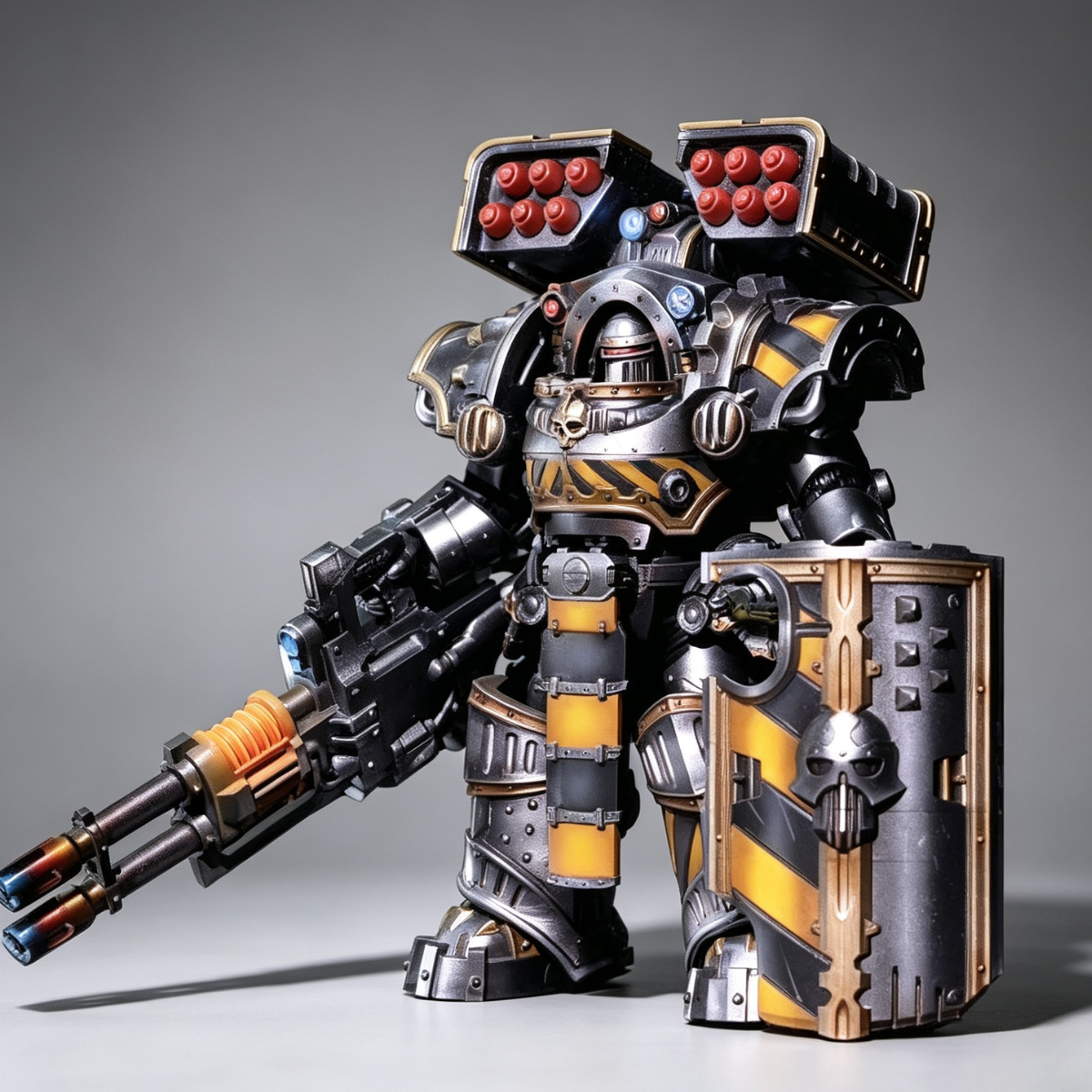Iron Warriors Bastion Warden – Custom Painted - Image 3