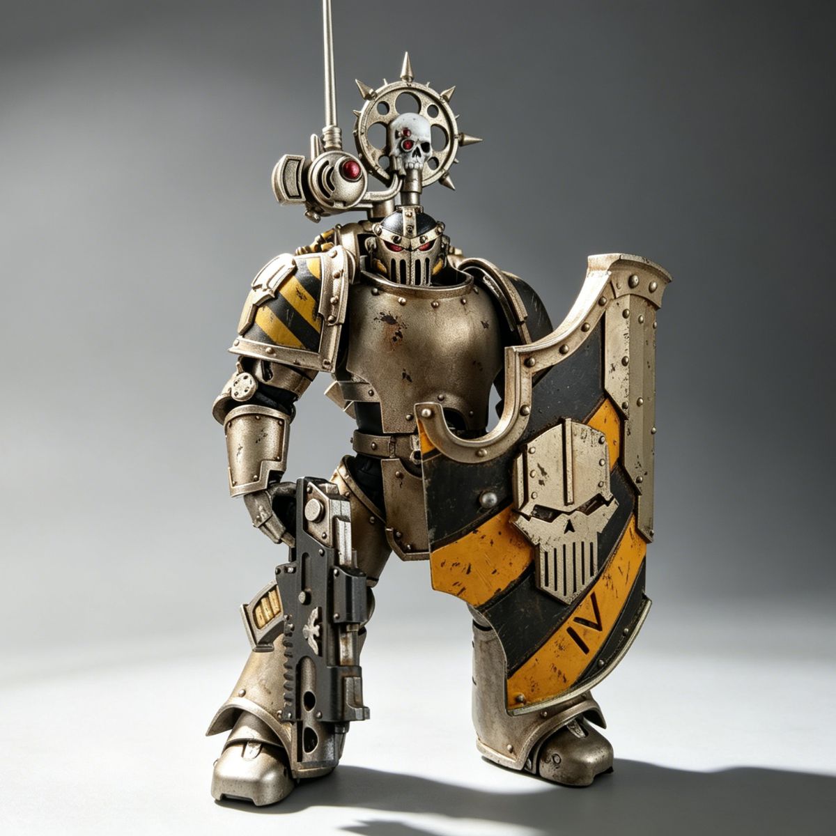 Iron Warriors Battle-Worn Armor โ Custom Repaint
