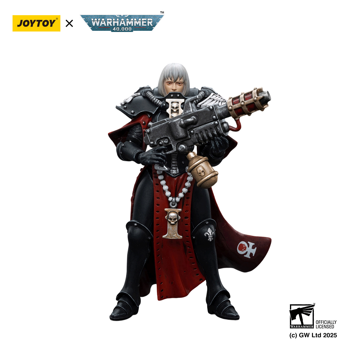 JOYTOY Warhammer 40K Adepta Sororitas Battle Sister Sister Ludwenna figure
