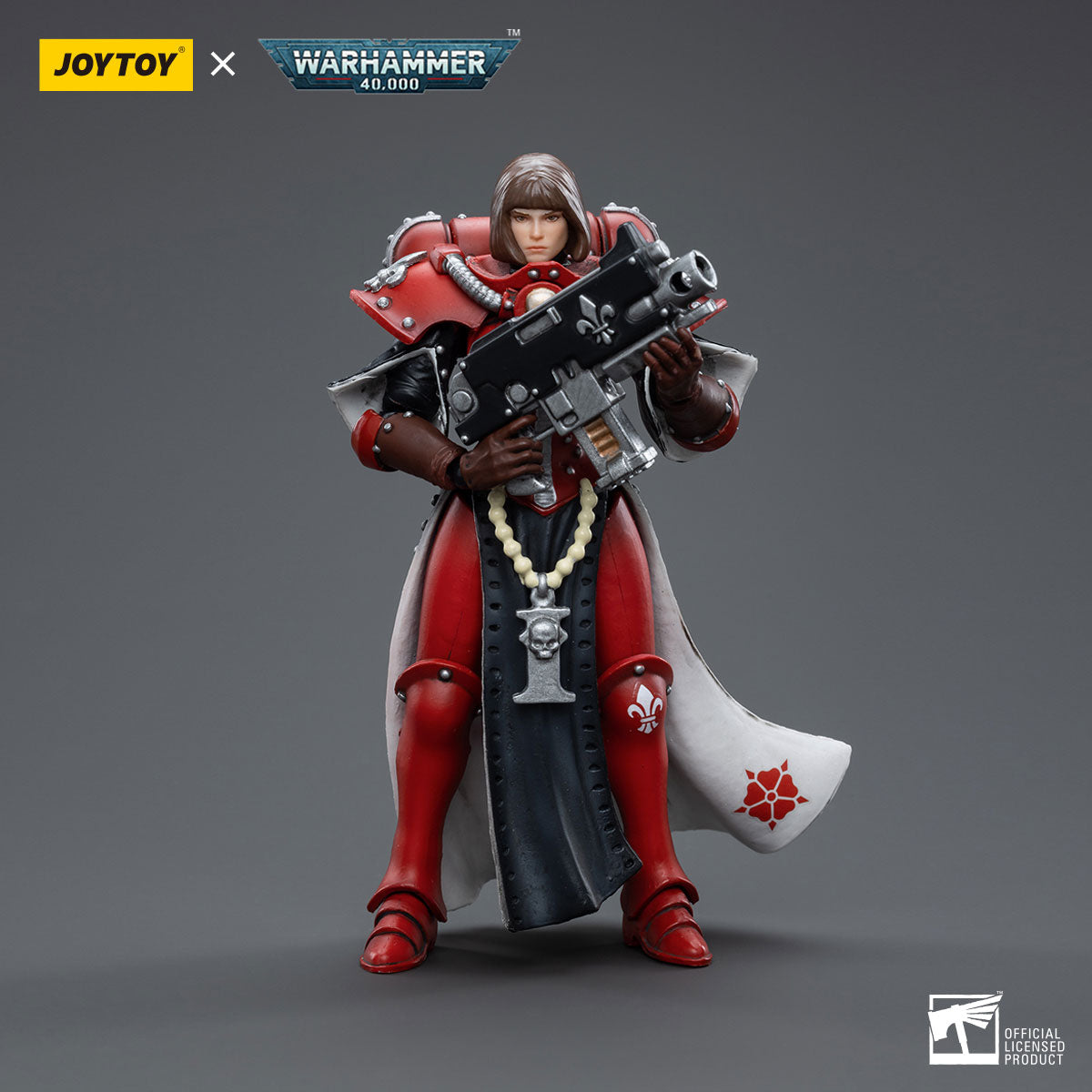 JOYTOY Warhammer 40K Adepta Sororitas Battle Sisters Order of the Bloody Rose Sister Lonell figure