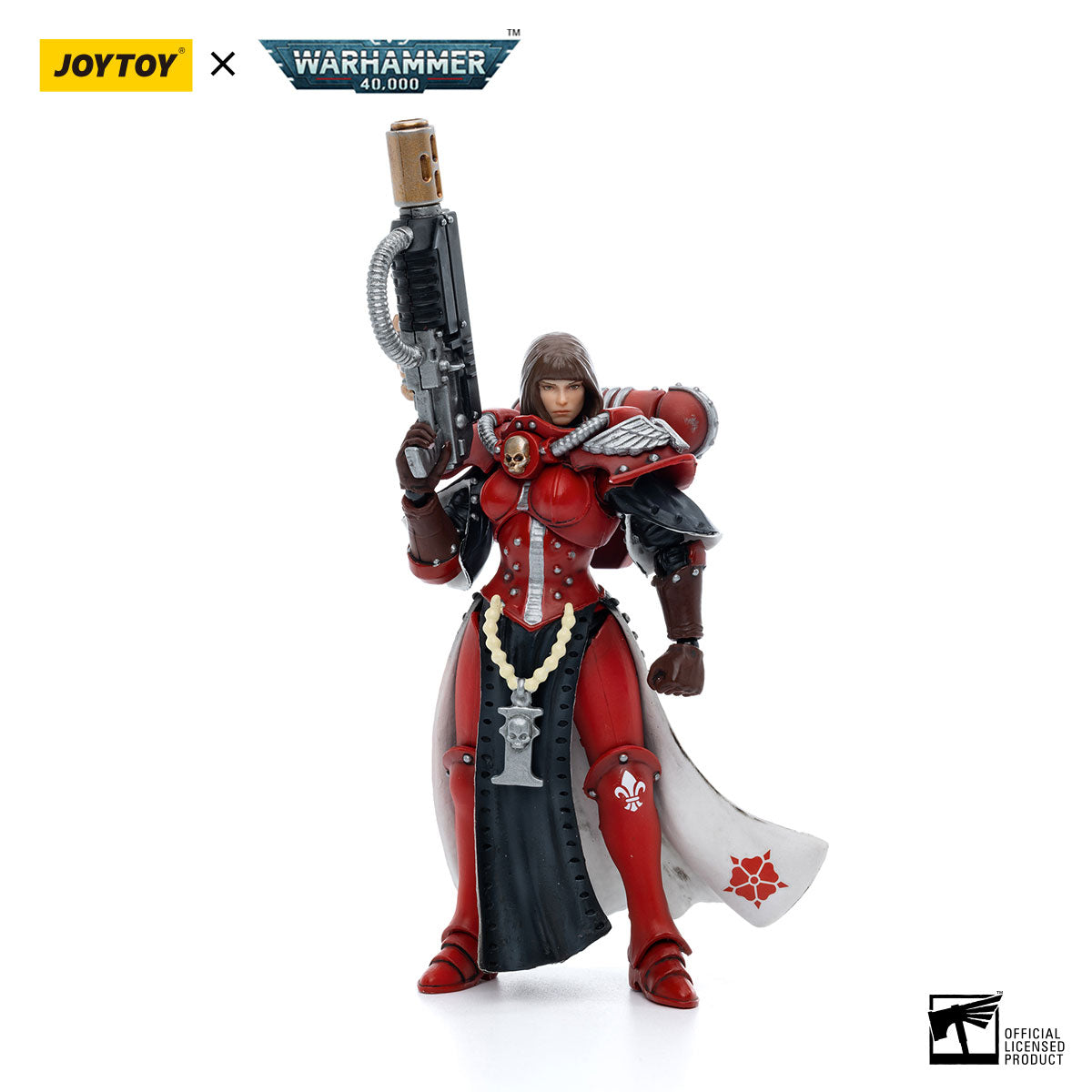 JOYTOY Warhammer 40K Adepta Sororitas Battle Sisters Order of the Bloody Rose Sister Lonell figure