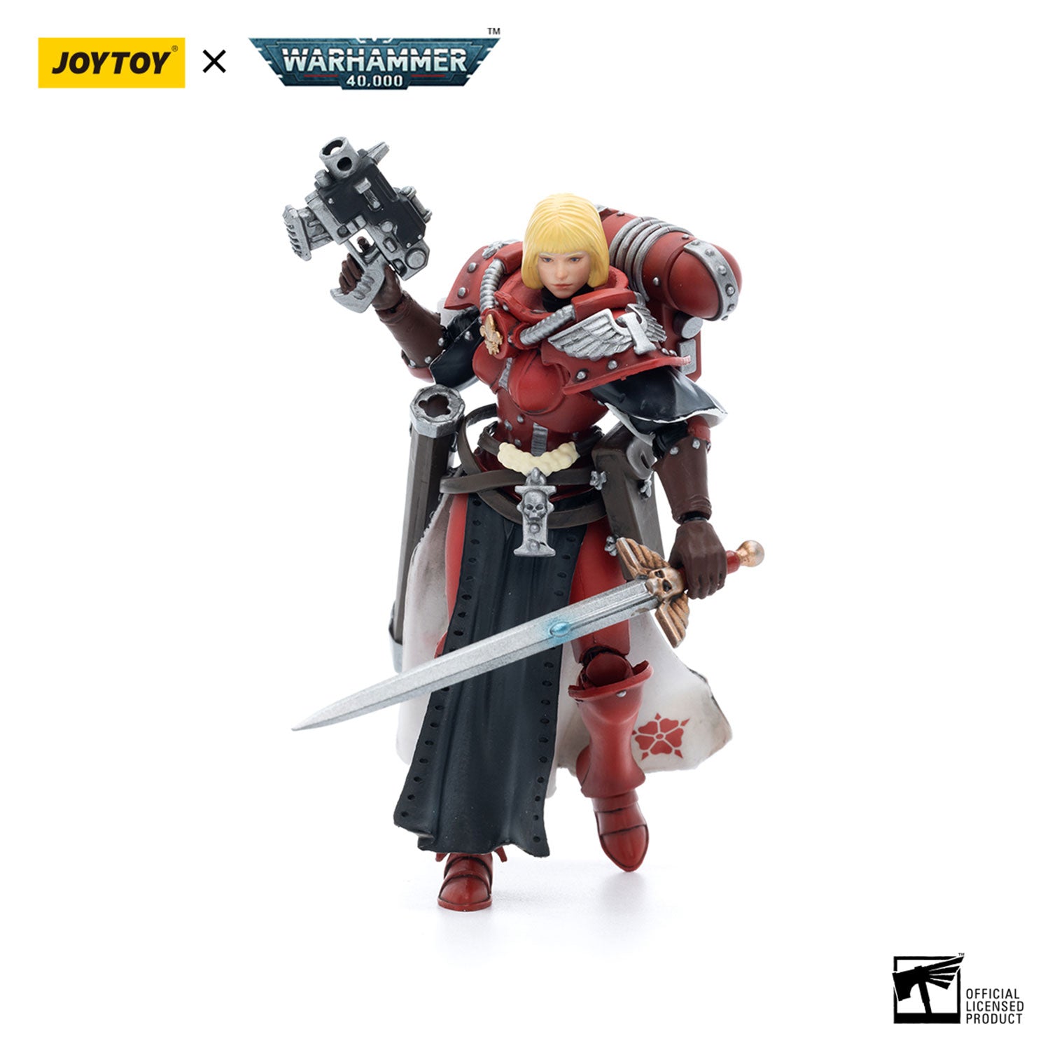 JOYTOY Warhammer 40K Adepta Sororitas Battle Sisters Order of the Bloody Rose Sister Superior Kamina figure