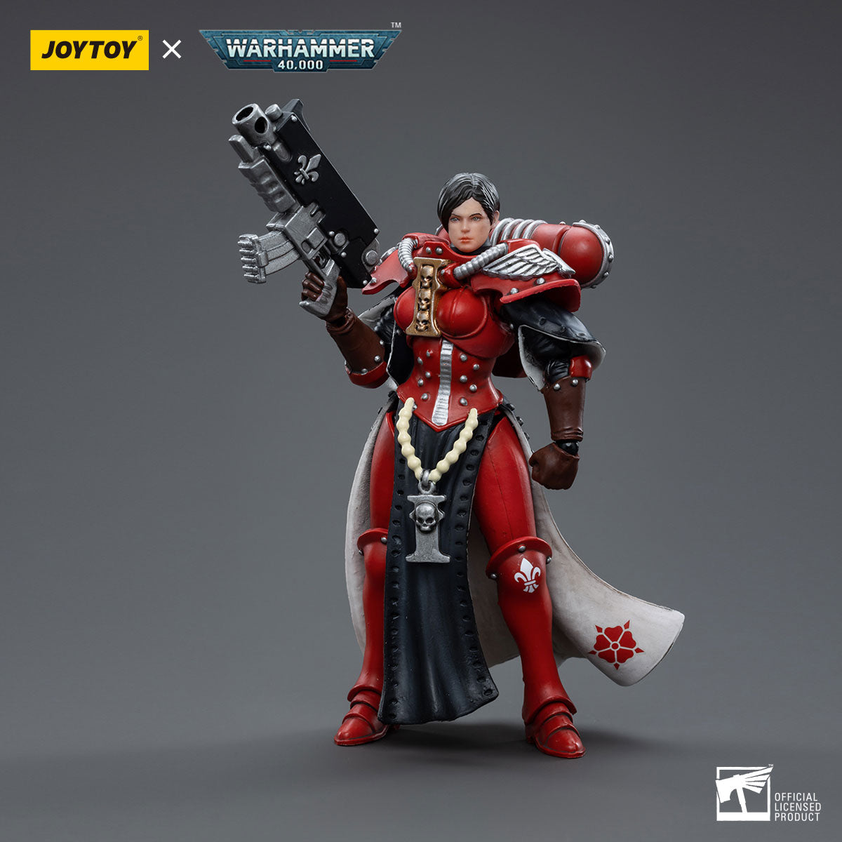 JOYTOY Warhammer 40K Adepta Sororitas Battle Sisters Order of the Bloody Rose Sister Ignacia figure