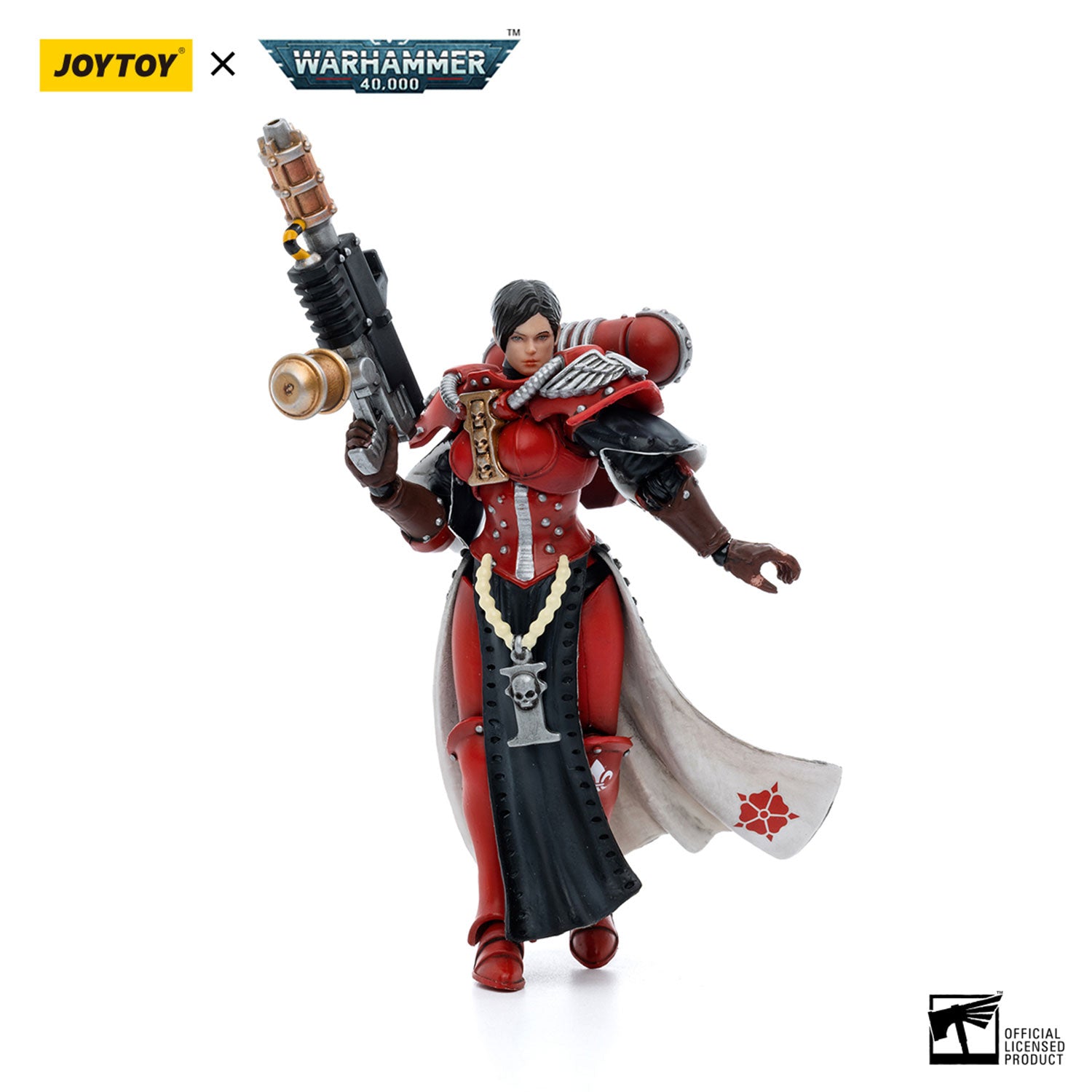 JOYTOY Warhammer 40K Adepta Sororitas Battle Sisters Order of the Bloody Rose Sister Ignacia figure