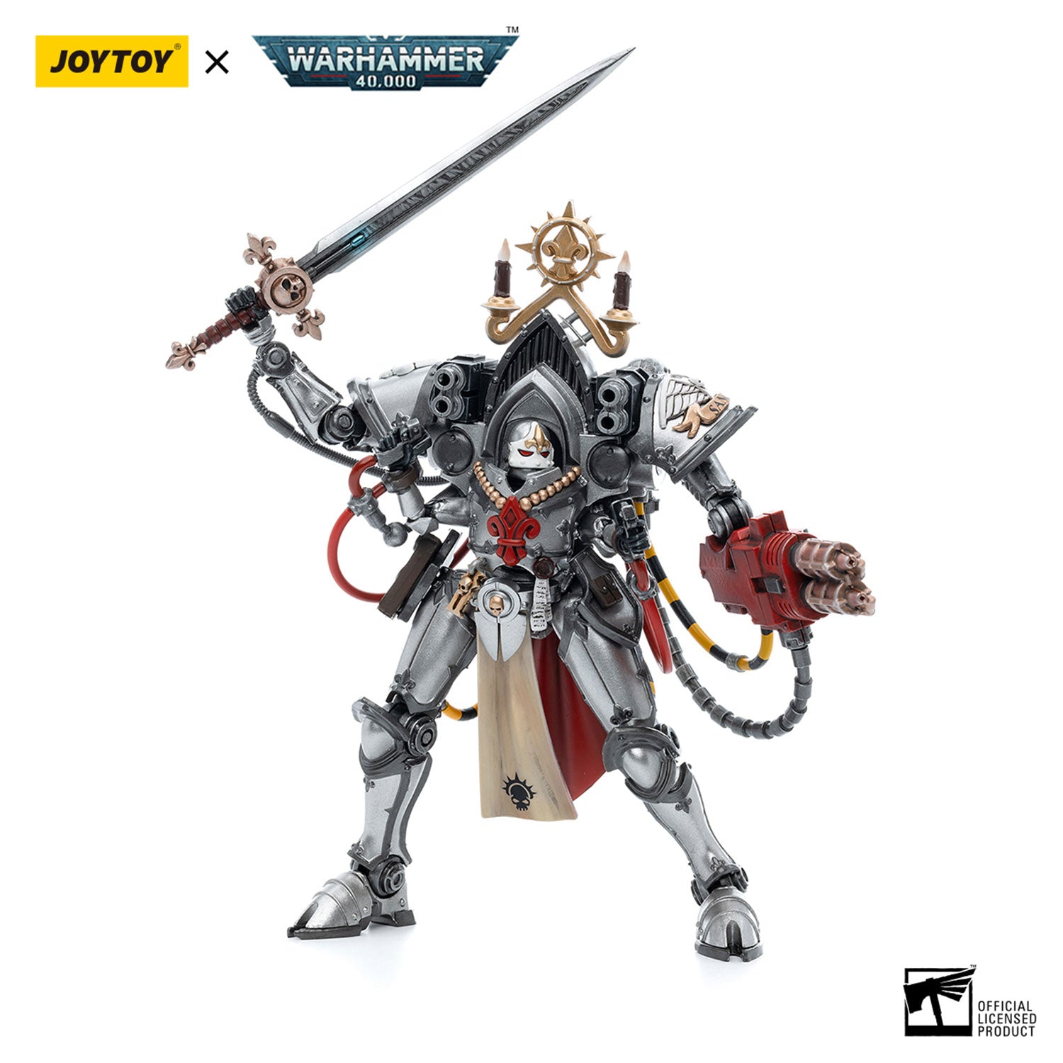 JOYTOY Warhammer 40K Adepta Sororitas Order of the Argent Shroud Paragon Warsuit Sister Collaen figure