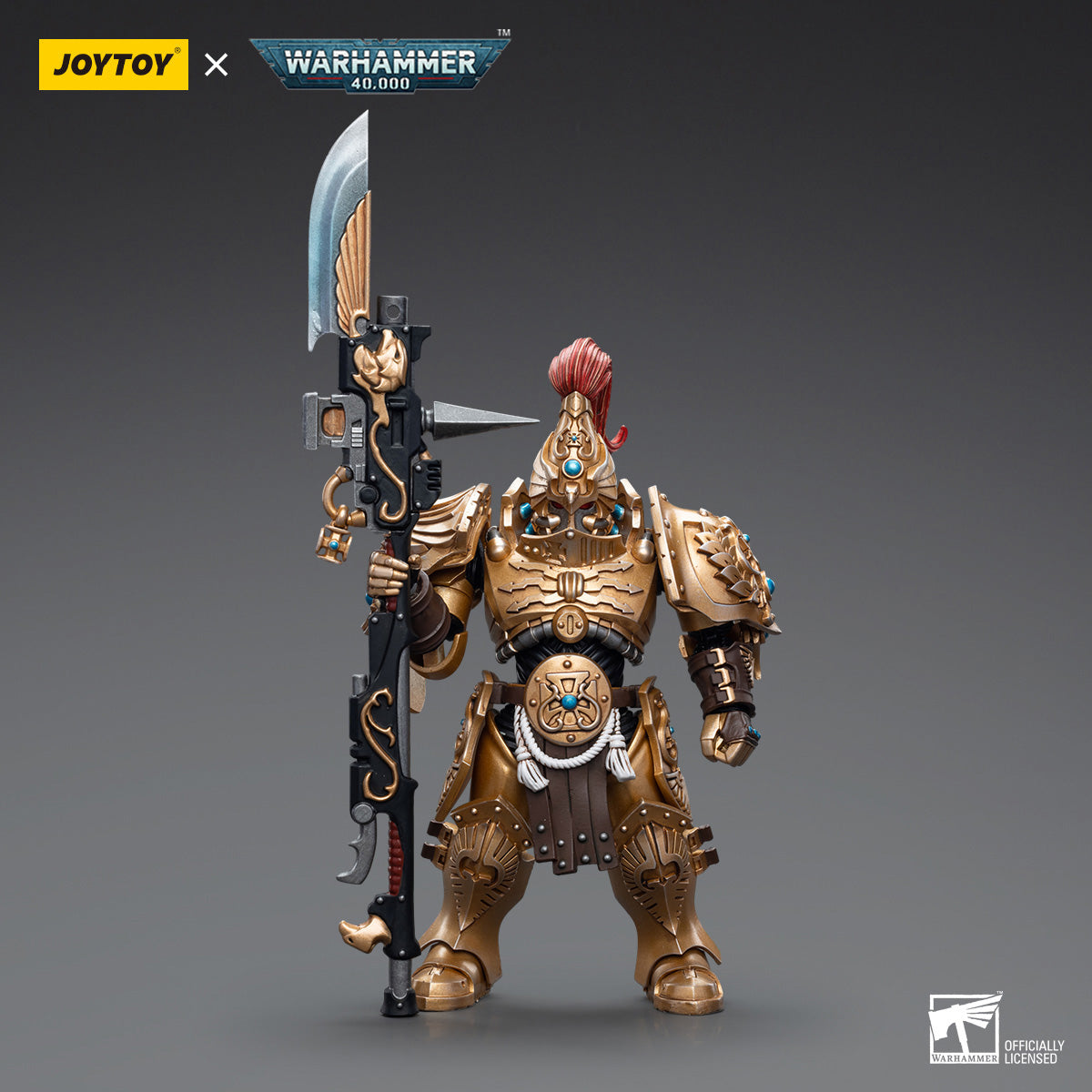 JOYTOY Warhammer 40K Adeptus Custodes Custodian Guard figure
