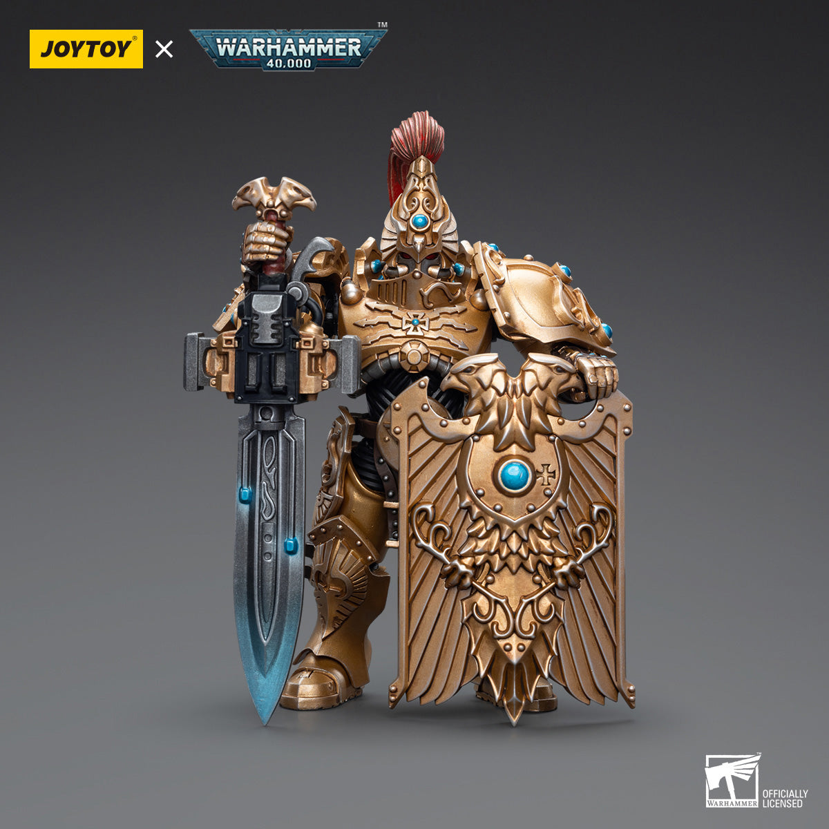 JOYTOY Warhammer 40K Adeptus Custodes Custodian Guard figure