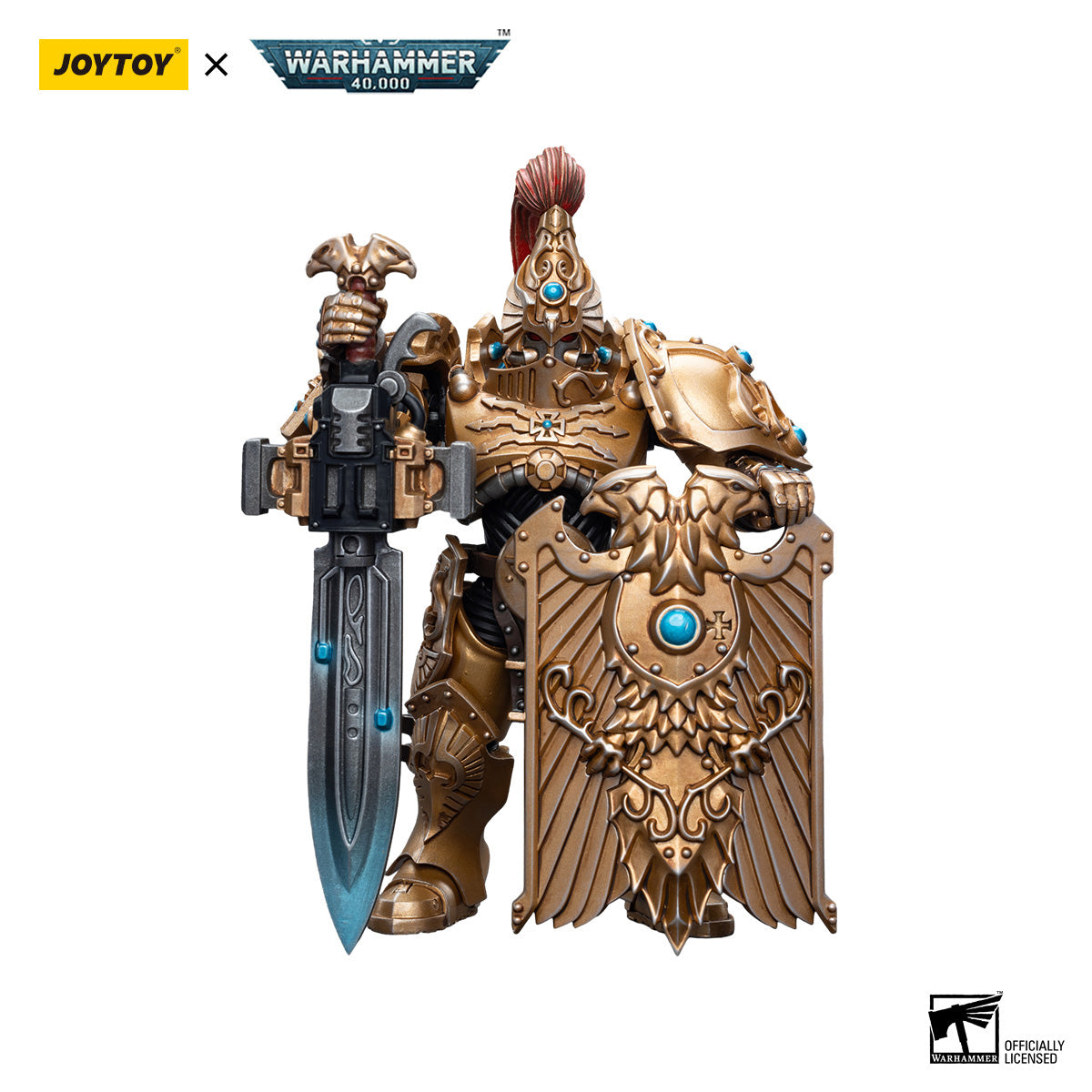 JOYTOY Warhammer 40K Adeptus Custodes Custodian Guard figure