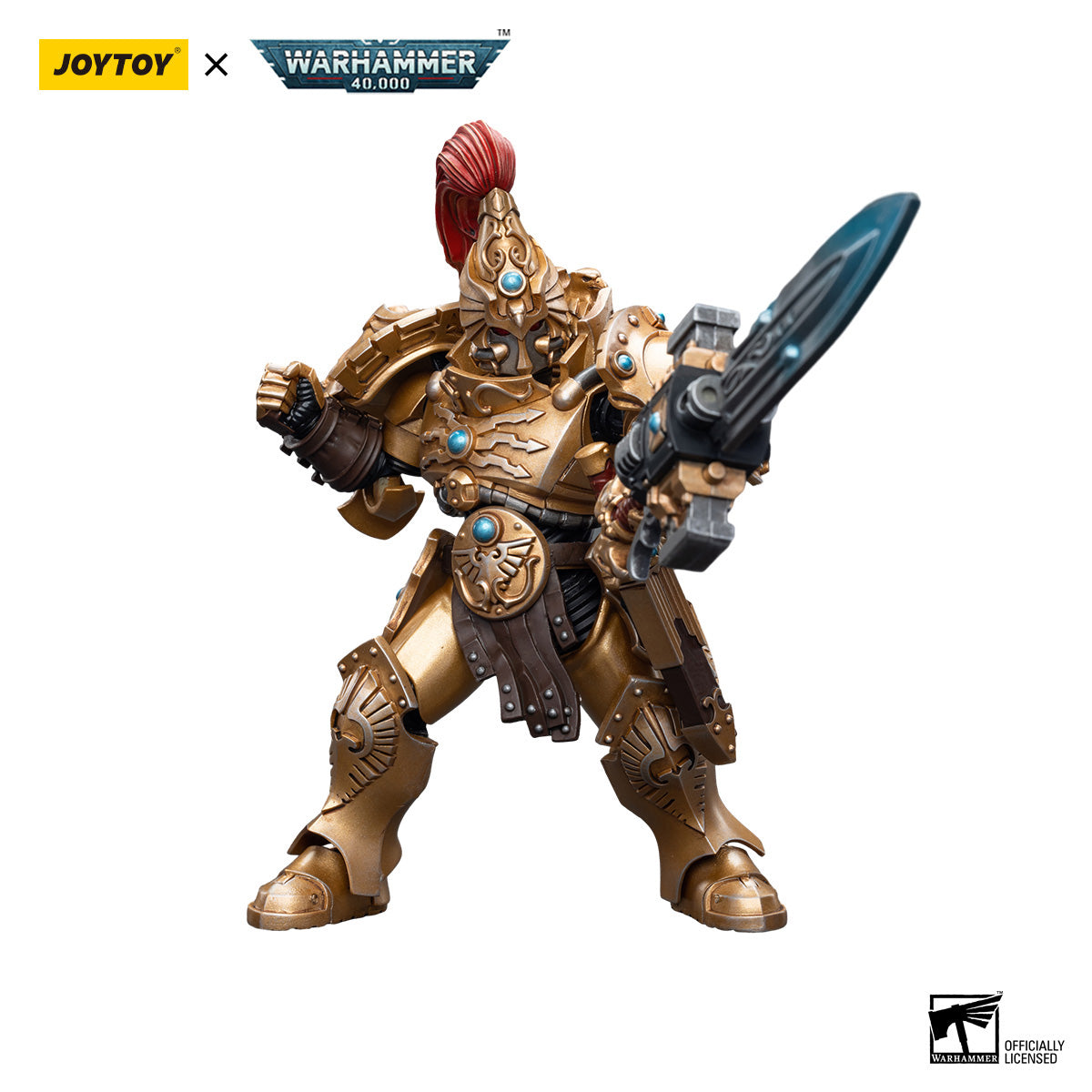 JOYTOY Warhammer 40K Adeptus Custodes Custodian Guard figure