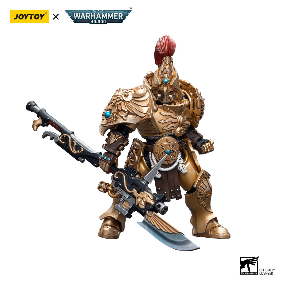 JOYTOY Warhammer 40K Adeptus Custodes Custodian Guard figure