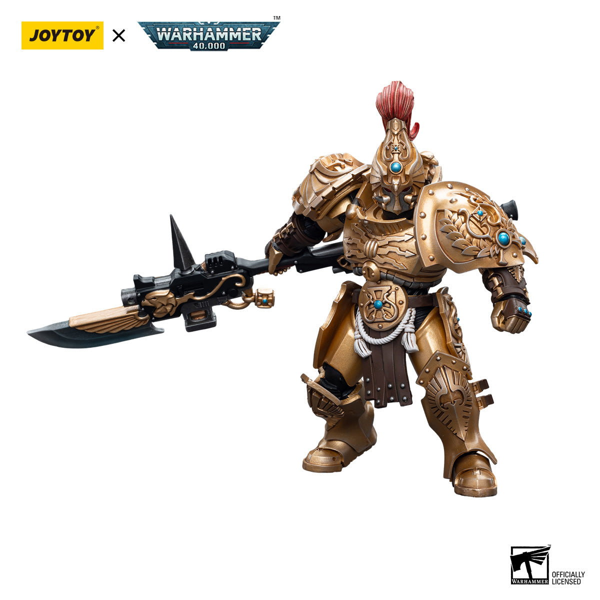 JOYTOY Warhammer 40K Adeptus Custodes Custodian Guard figure