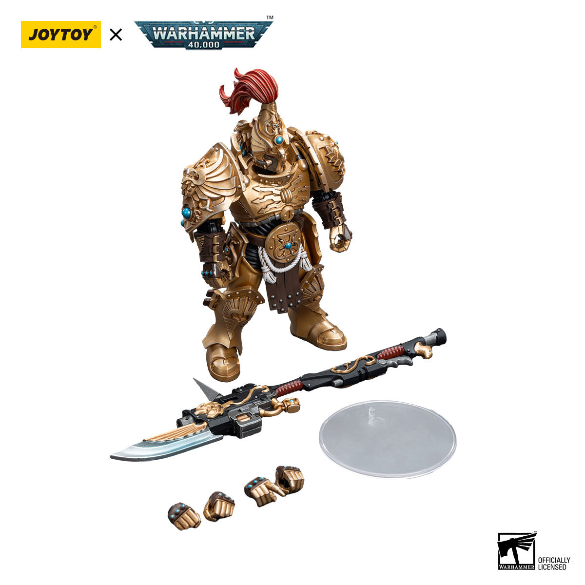JOYTOY Warhammer 40K Adeptus Custodes Custodian Guard figure