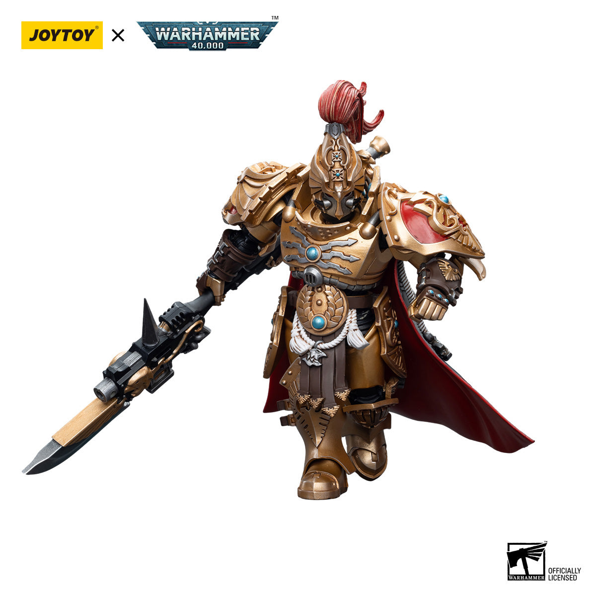 JOYTOY Warhammer 40K Adeptus Custodes Shield Captain figure