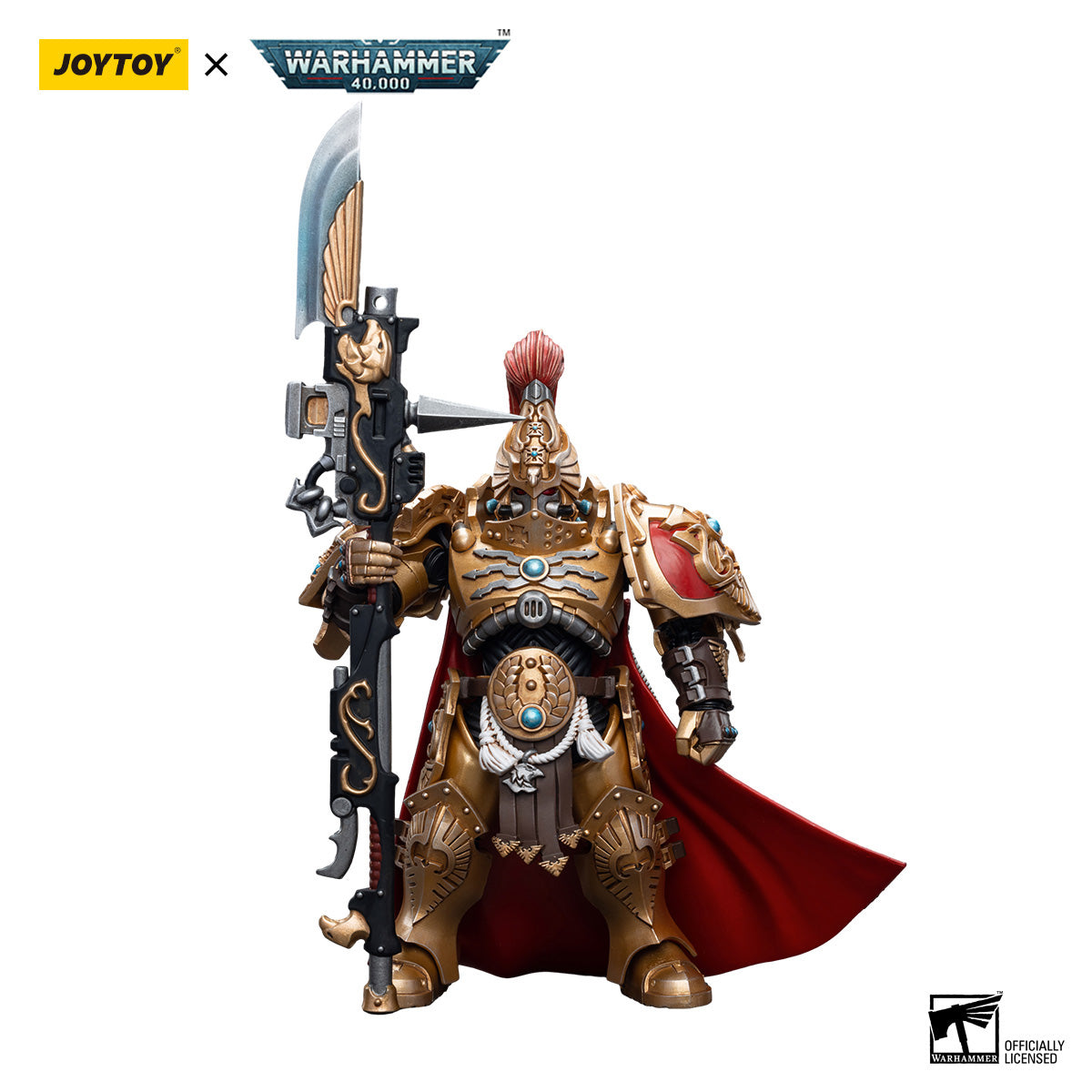 JOYTOY Warhammer 40K Adeptus Custodes Shield Captain figure