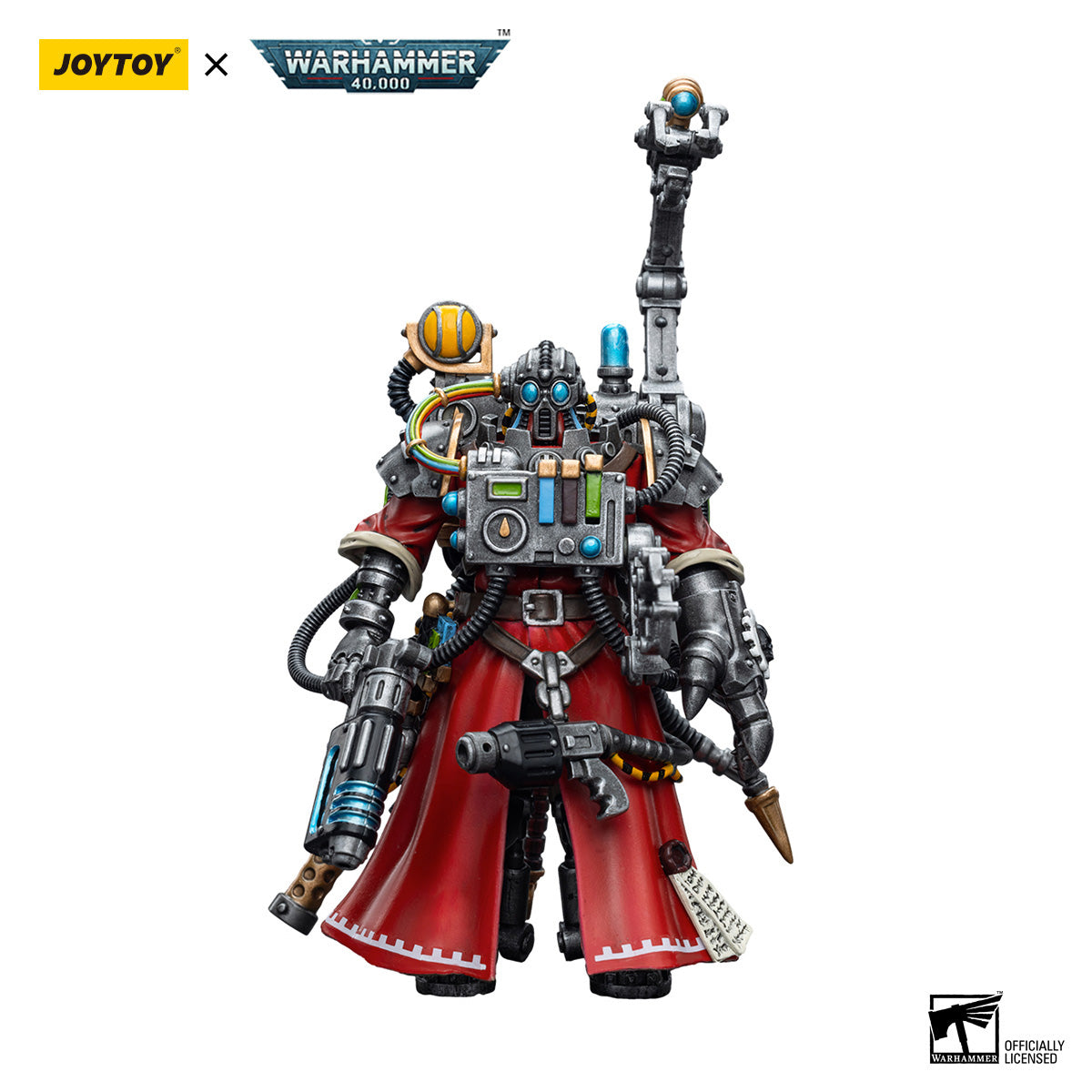 JOYTOY Warhammer 40K Adeptus Mechanicus Cybernetica Datasmith figure