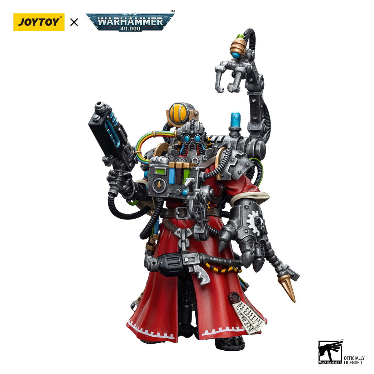 JOYTOY Warhammer 40K Adeptus Mechanicus Cybernetica Datasmith figure