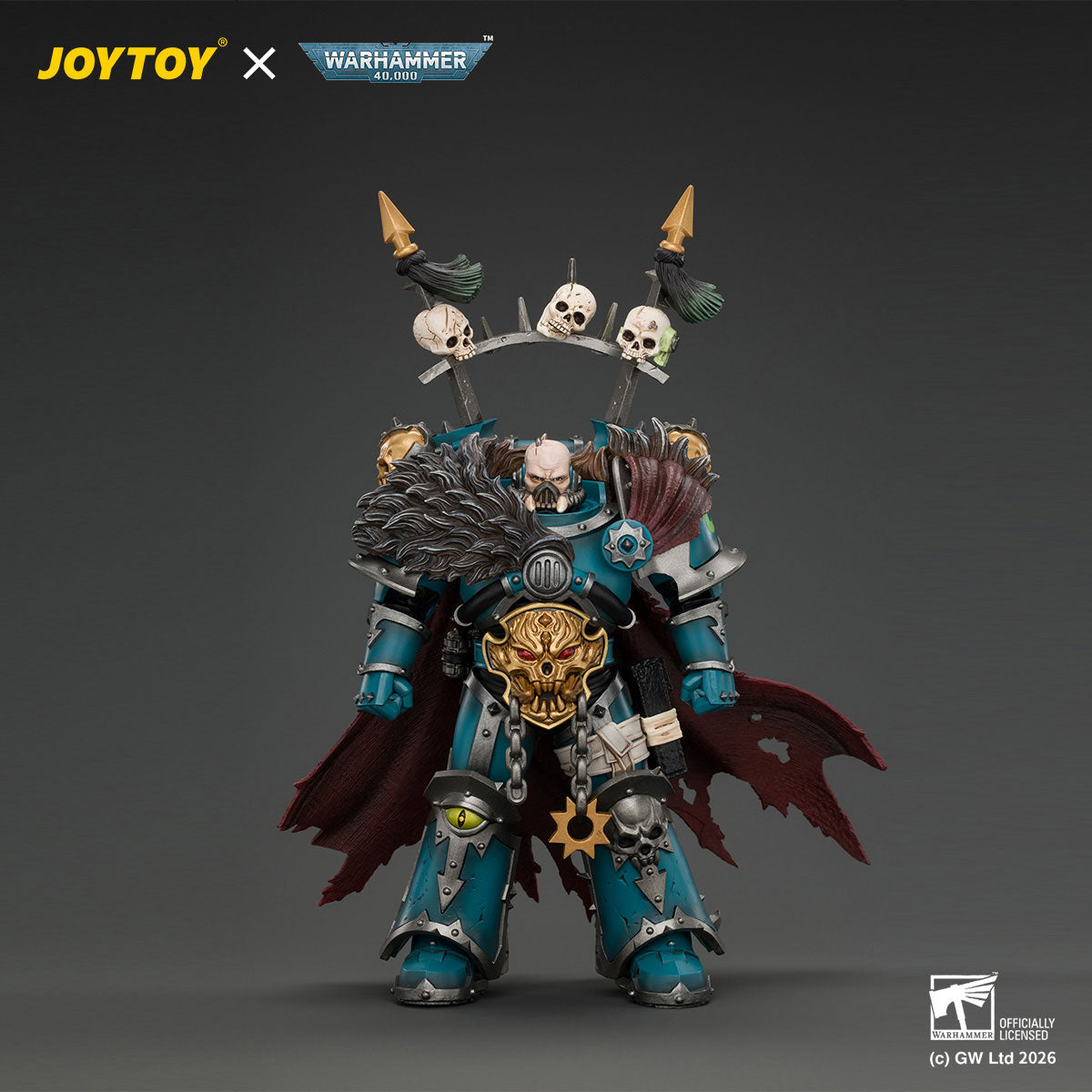 JOYTOY Warhammer 40K Alpha Legion Chaos Lord figure