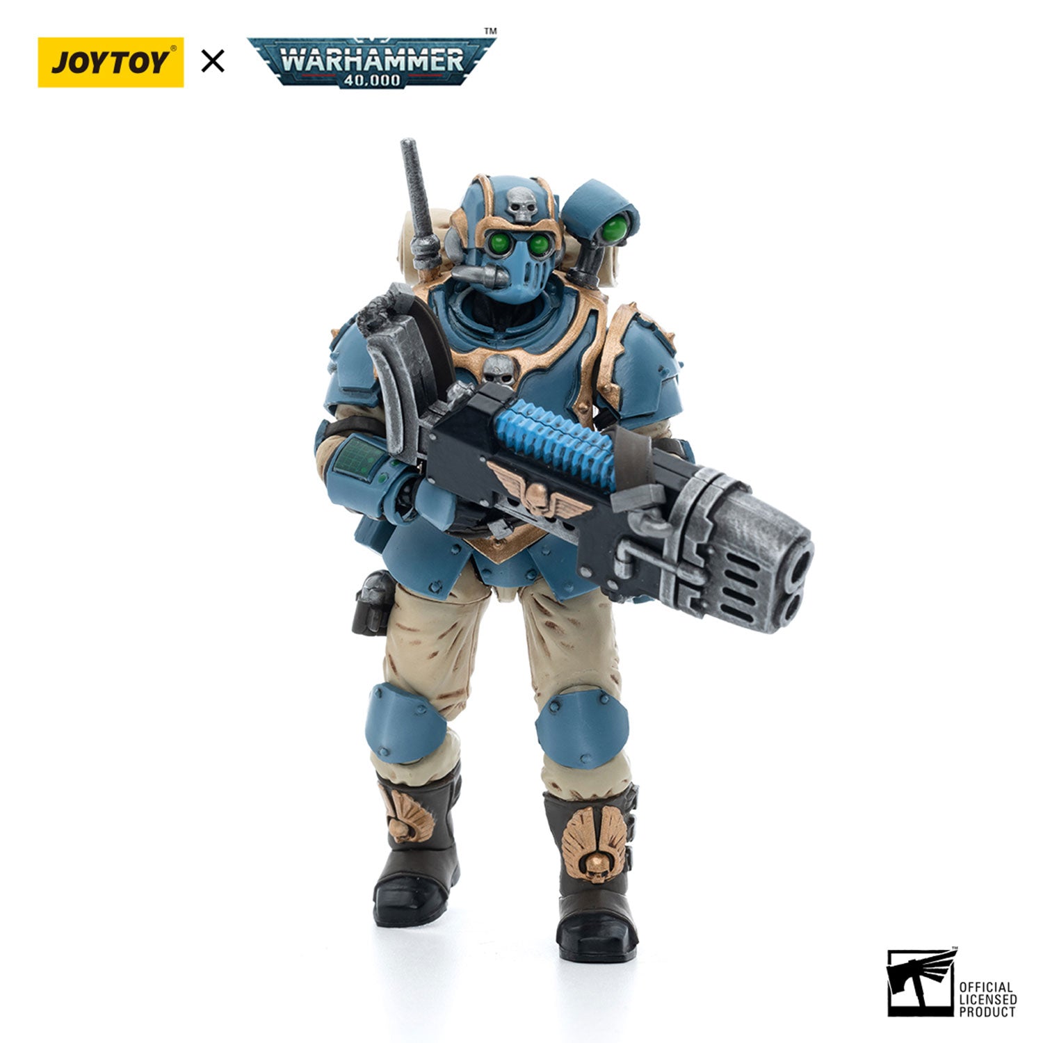 JOYTOY Warhammer 40K Astra Militarum Tempestus Scions 55th Kappic Eagles Plasma Gunner figure