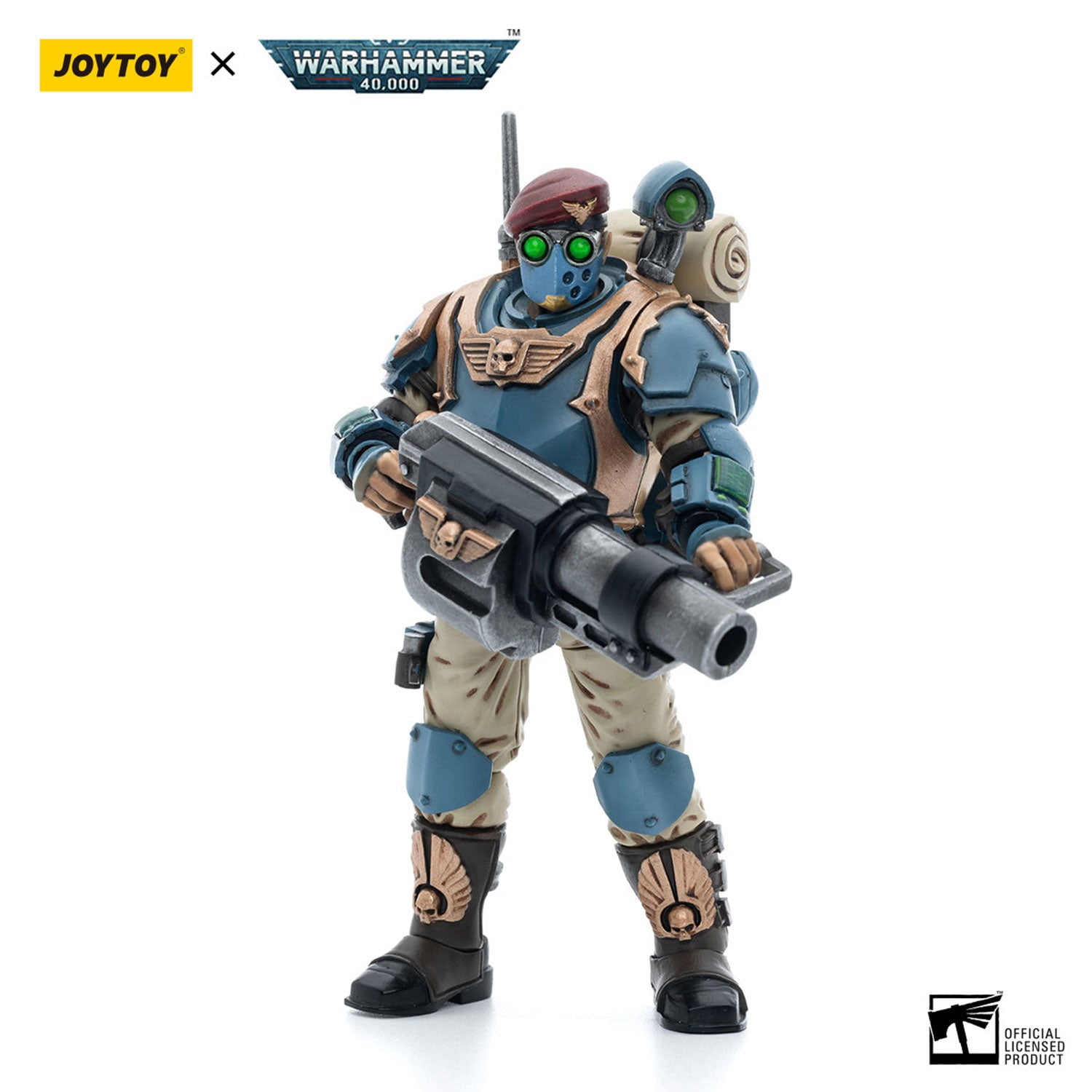 JOYTOY Warhammer 40K Astra Militarum Tempestus Scions Command Squad 55th Kappic Eagles Grenadier figure