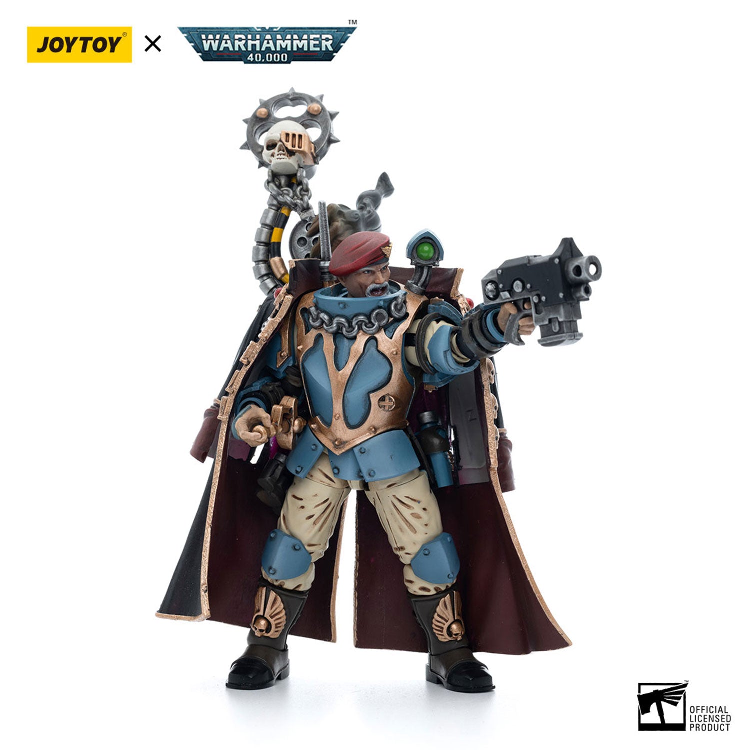 JOYTOY Warhammer 40K Astra Militarum Tempestus Scions Command Squad 55th Kappic Eagles Tempestor Prime figure