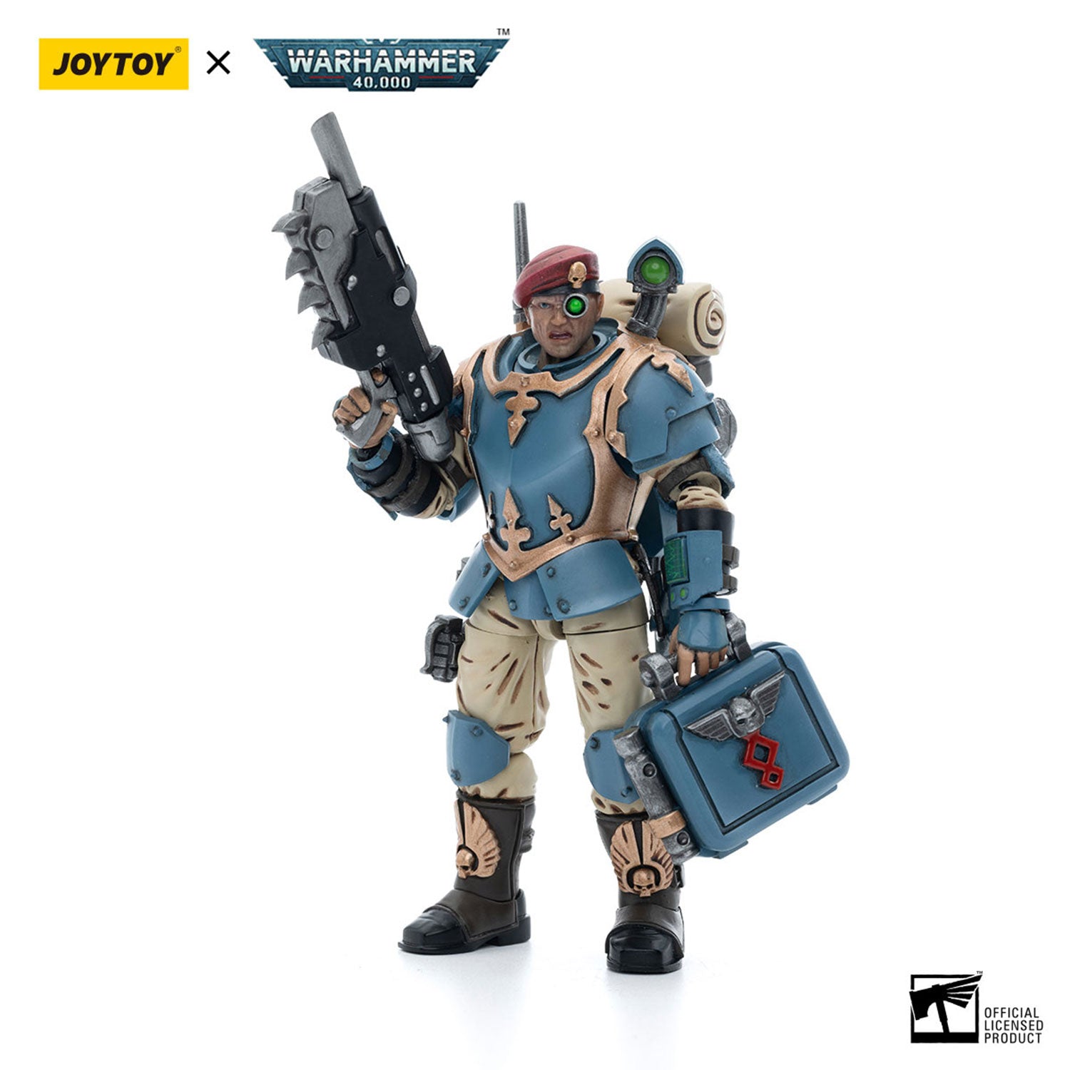JOYTOY Warhammer 40K Astra Militarum Tempestus Scions Command Squad 55th Kappic Eagles Medic figure