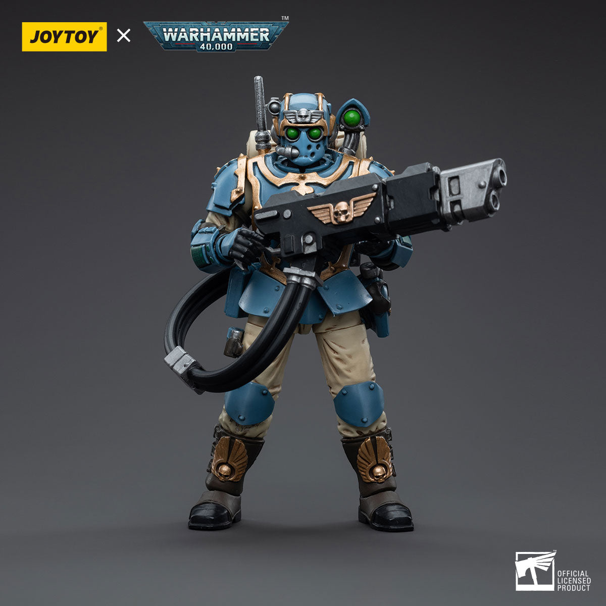 JOYTOY Warhammer 40K Astra Militarum Tempestus Scions Squad 55th Kappic Eagles Hot-shot Volley Gunner figure