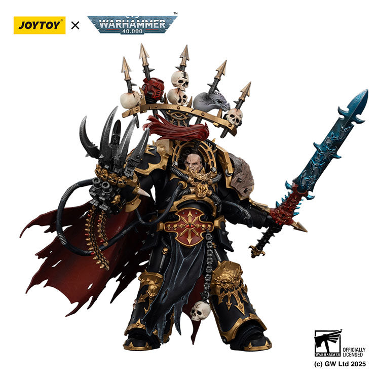 JOYTOY Warhammer 40K Black Legion Abaddon the Despoiler figure