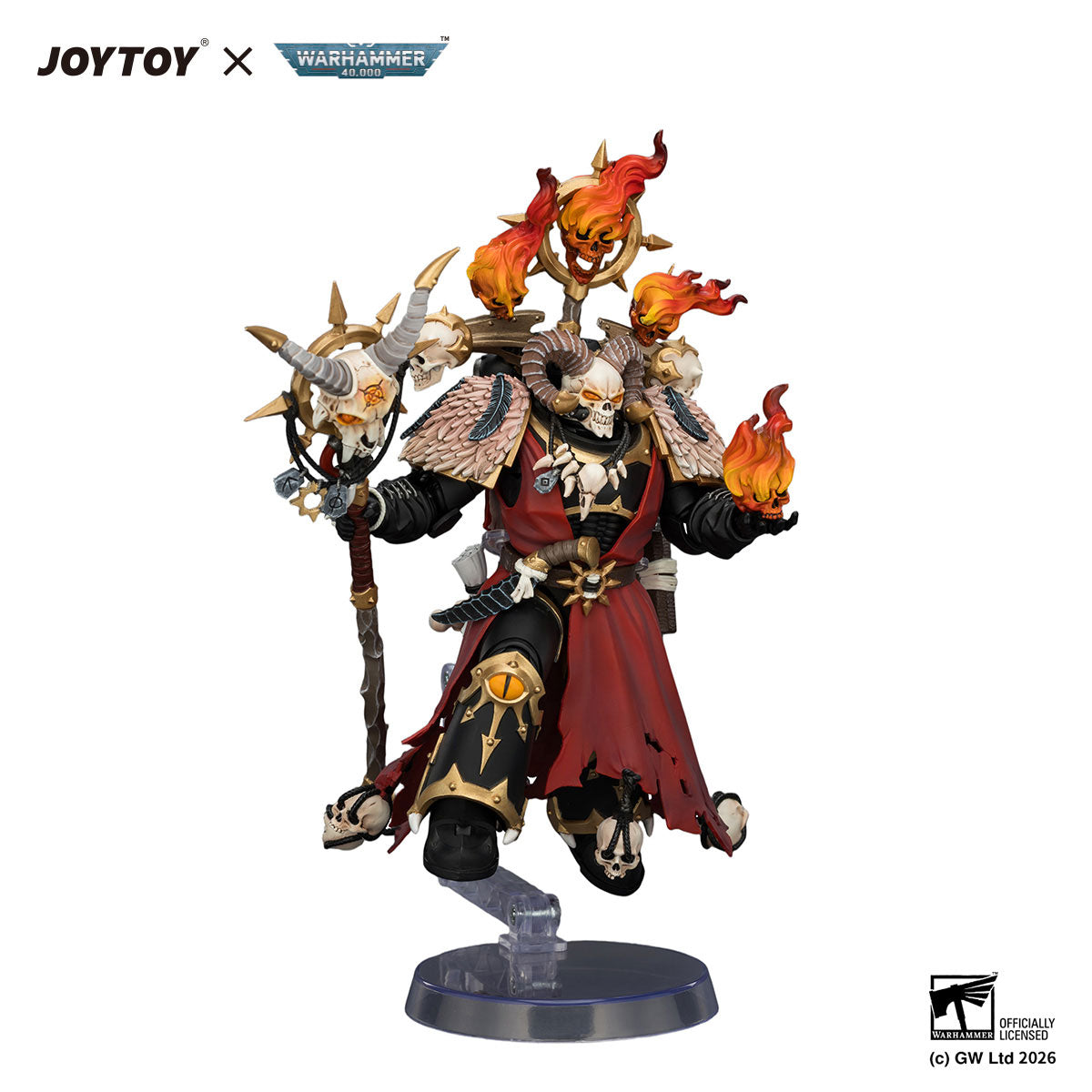 JOYTOY Warhammer 40K Black Legion Master of Possession figure