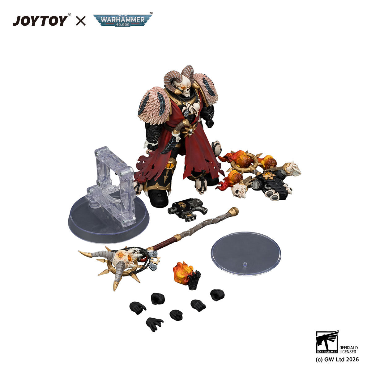 JOYTOY Warhammer 40K Black Legion Master of Possession figure