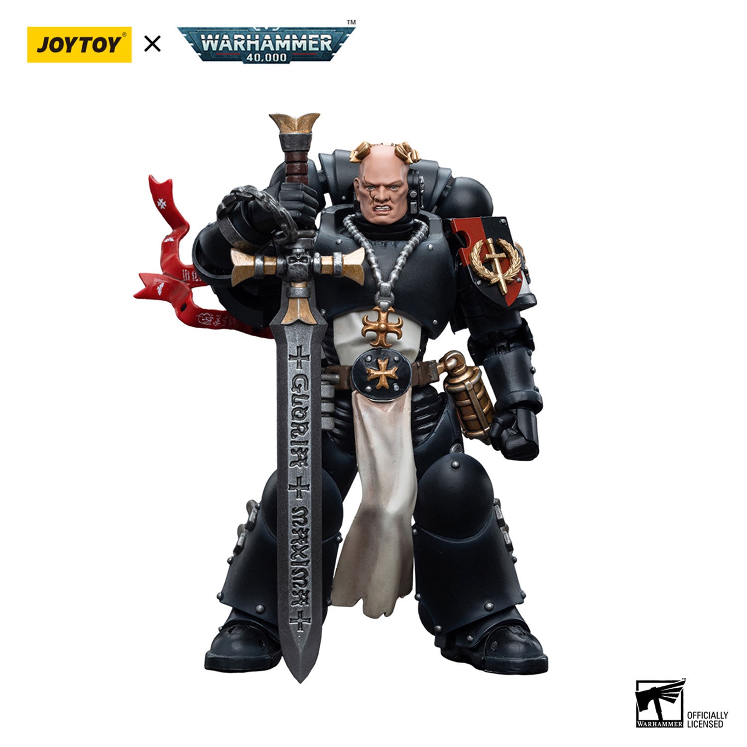 JOYTOY Warhammer 40K Black Templars Emperor's Champion Bayard's Revenge figure
