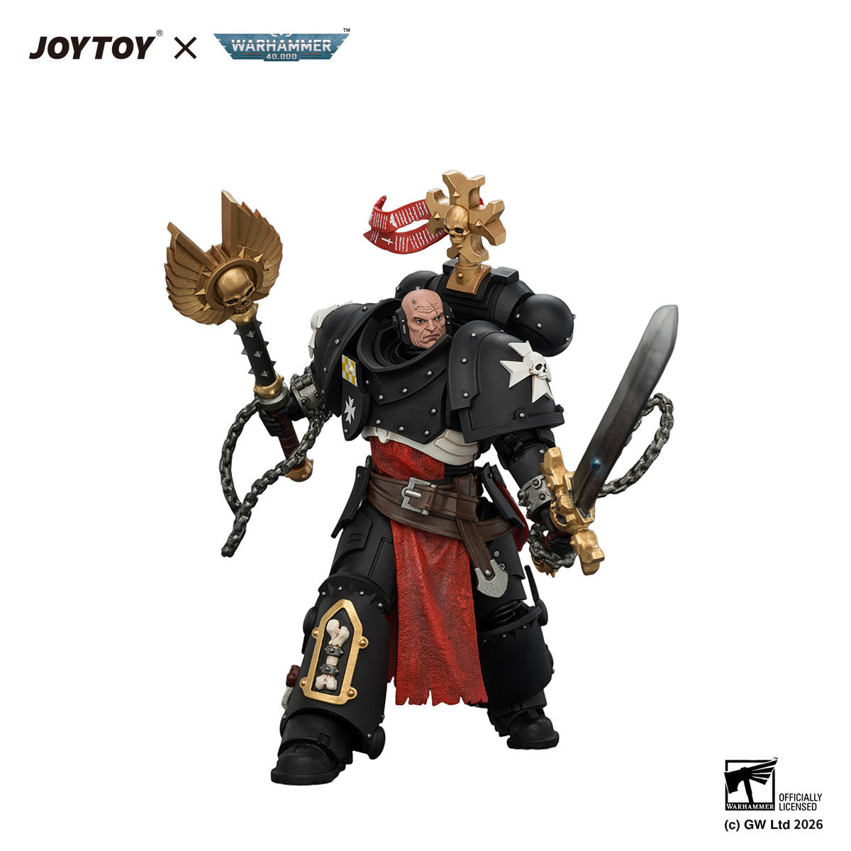 JOYTOY Warhammer 40K Black Templars Execrator 1 figure