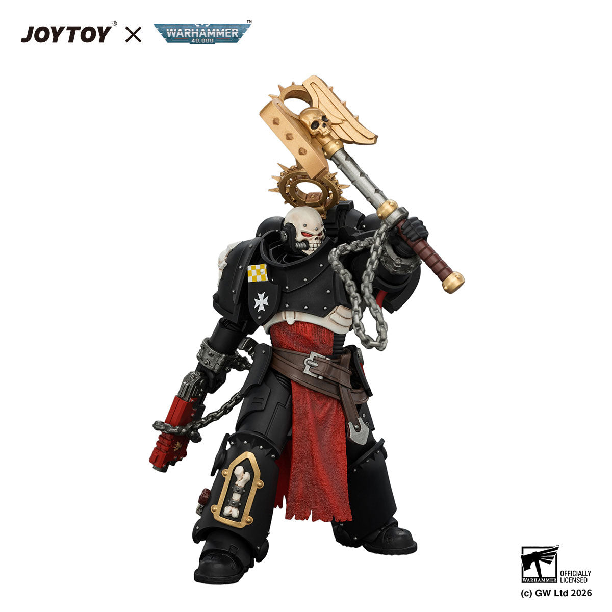 JOYTOY Warhammer 40K Black Templars Execrator 2 figure