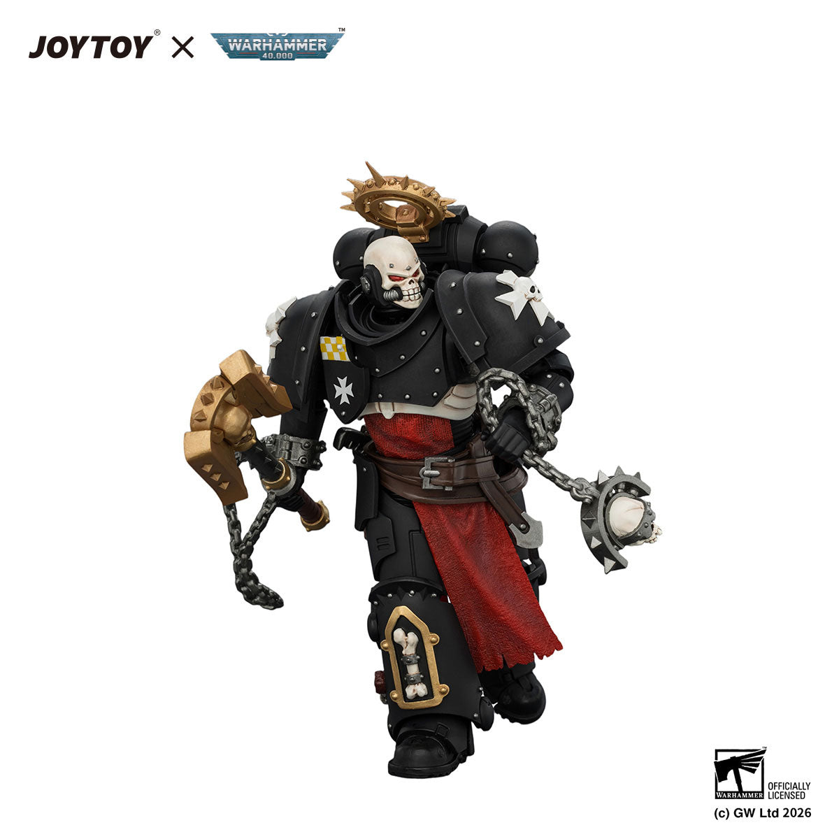 JOYTOY Warhammer 40K Black Templars Execrator 2 figure