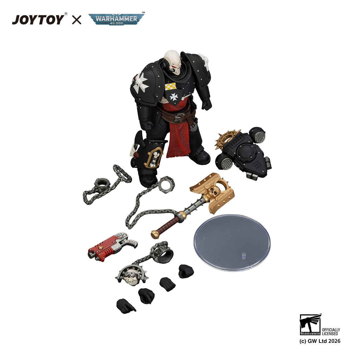 JOYTOY Warhammer 40K Black Templars Execrator 2 figure