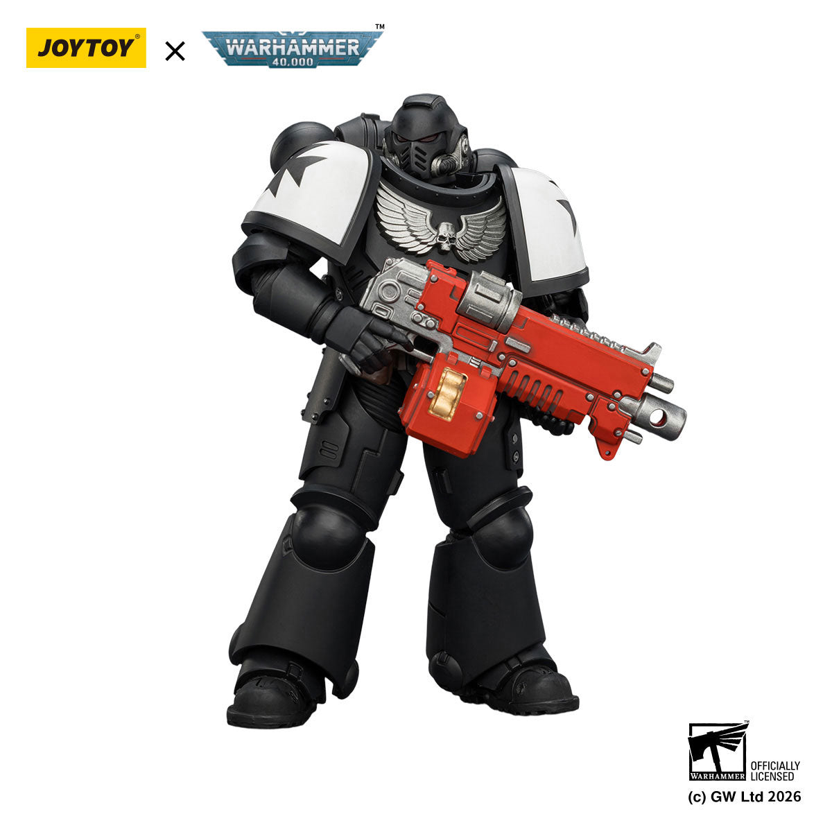 JOYTOY Warhammer 40K Black Templars Intercessor figure