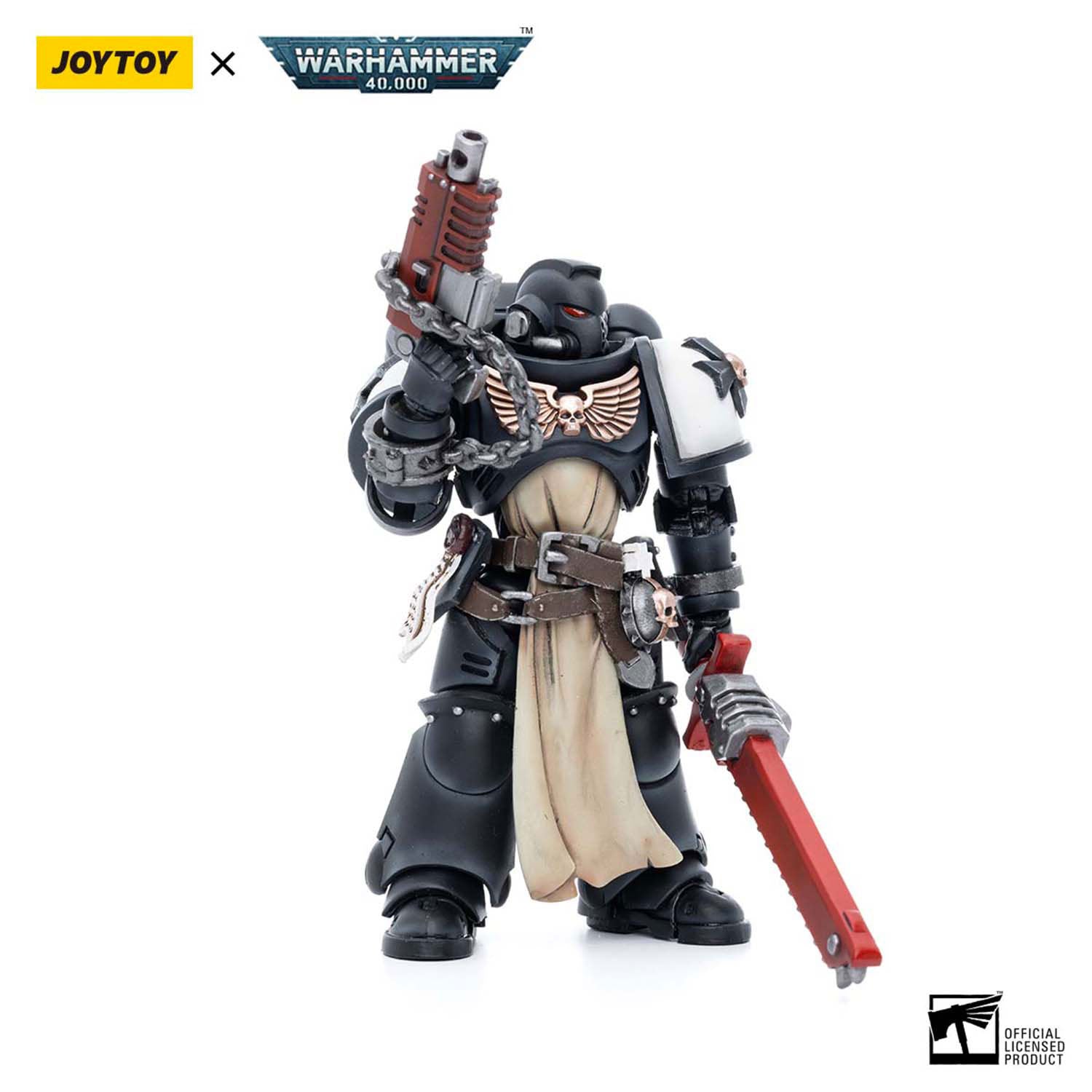 JOYTOY Warhammer 40K Black Templars Primaris Crusader Squad figure