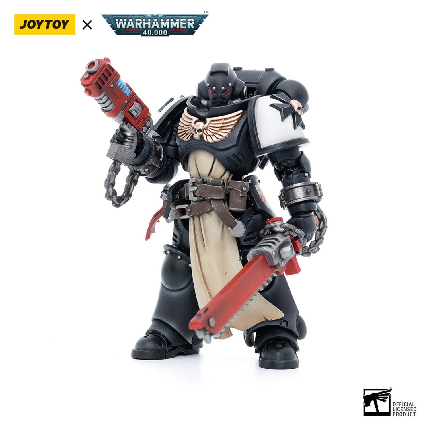 JOYTOY Warhammer 40K Black Templars Primaris Crusader Squad figure