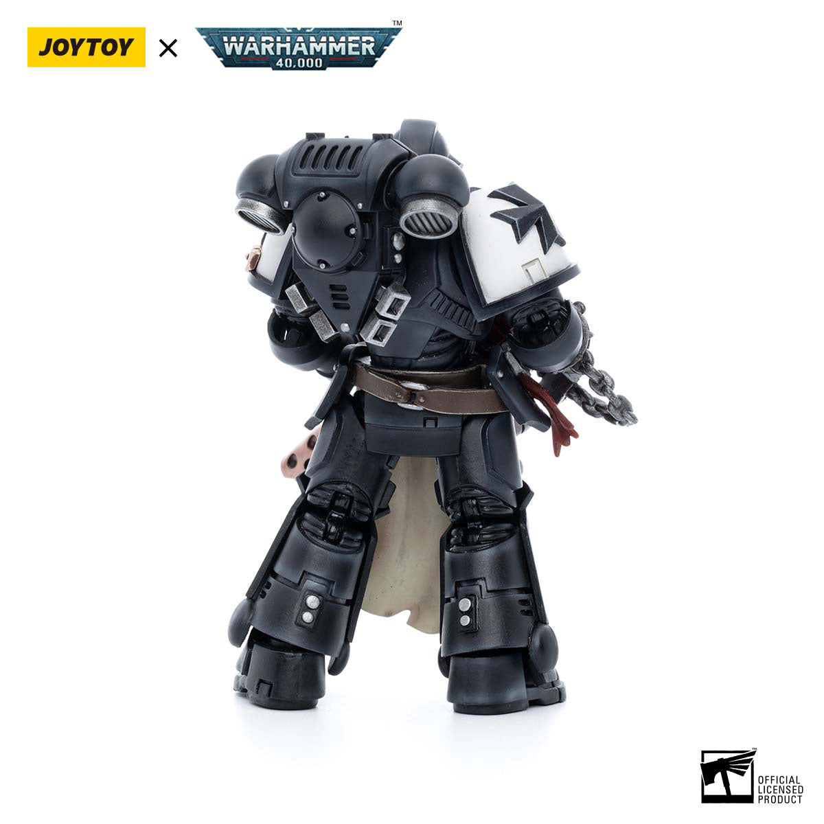 JOYTOY Warhammer 40K Black Templars Primaris Initiate Brother Raemont figure