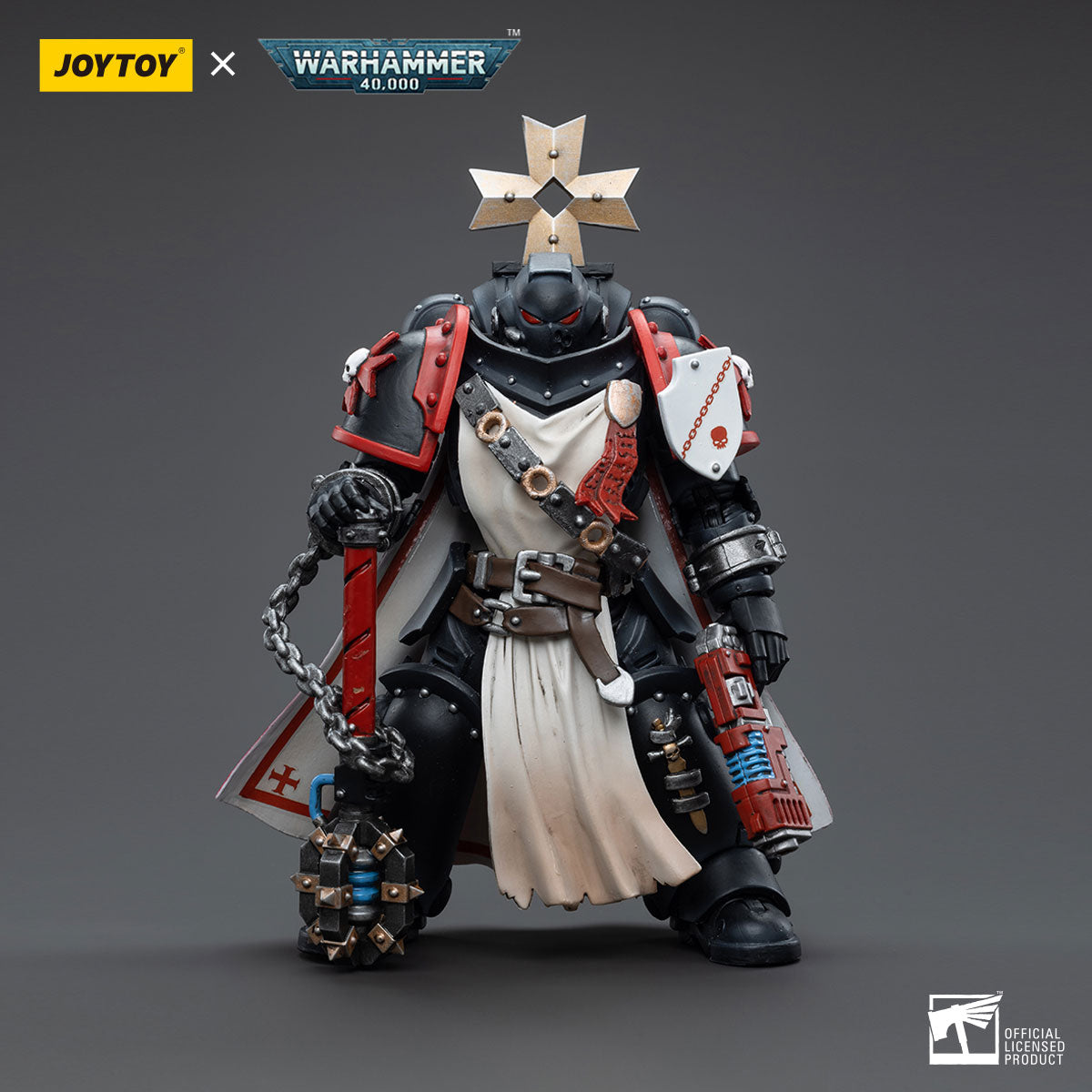 JOYTOY Warhammer 40K Black Templars Sword Brethren Brother Dragen figure