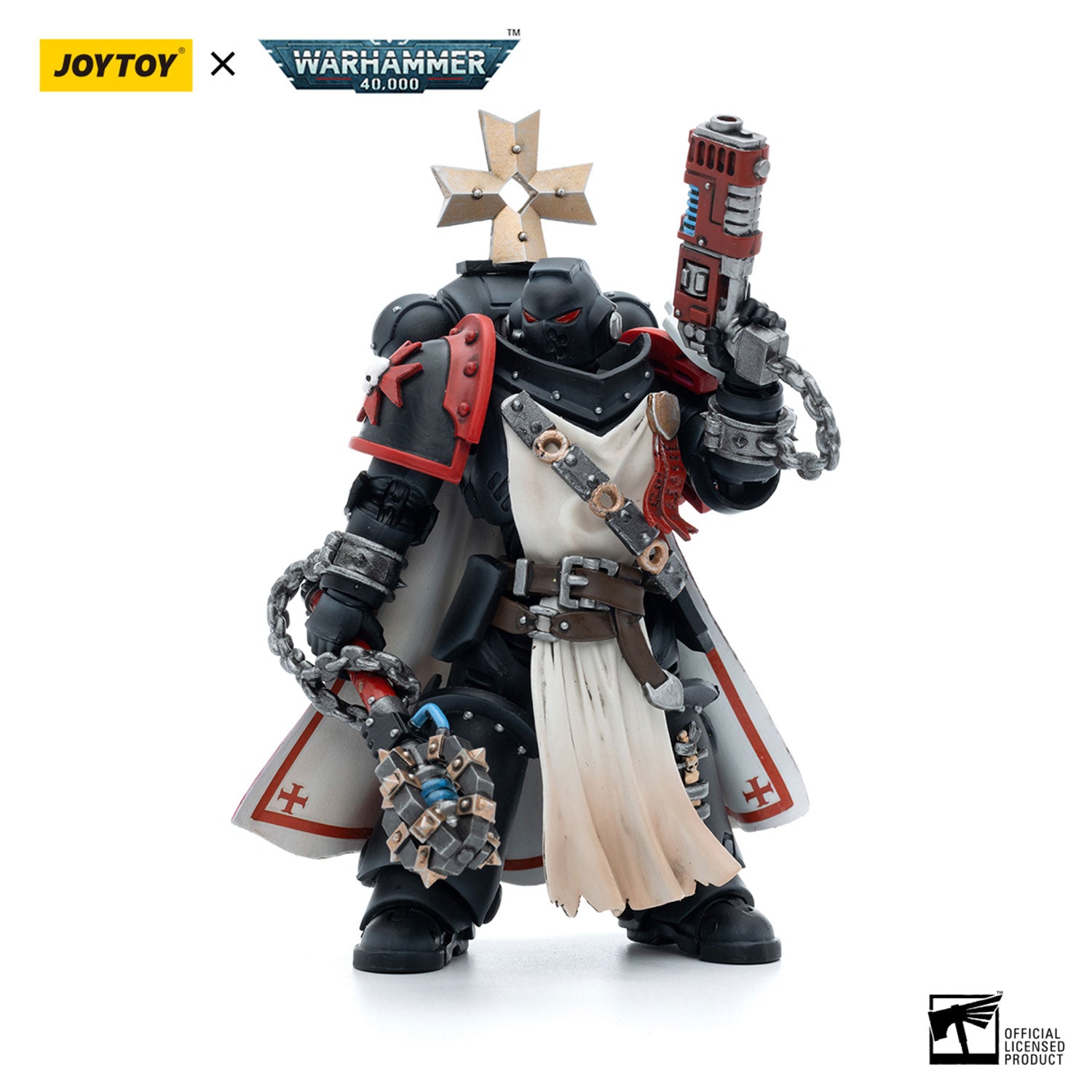 JOYTOY Warhammer 40K Black Templars Sword Brethren Brother Dragen figure