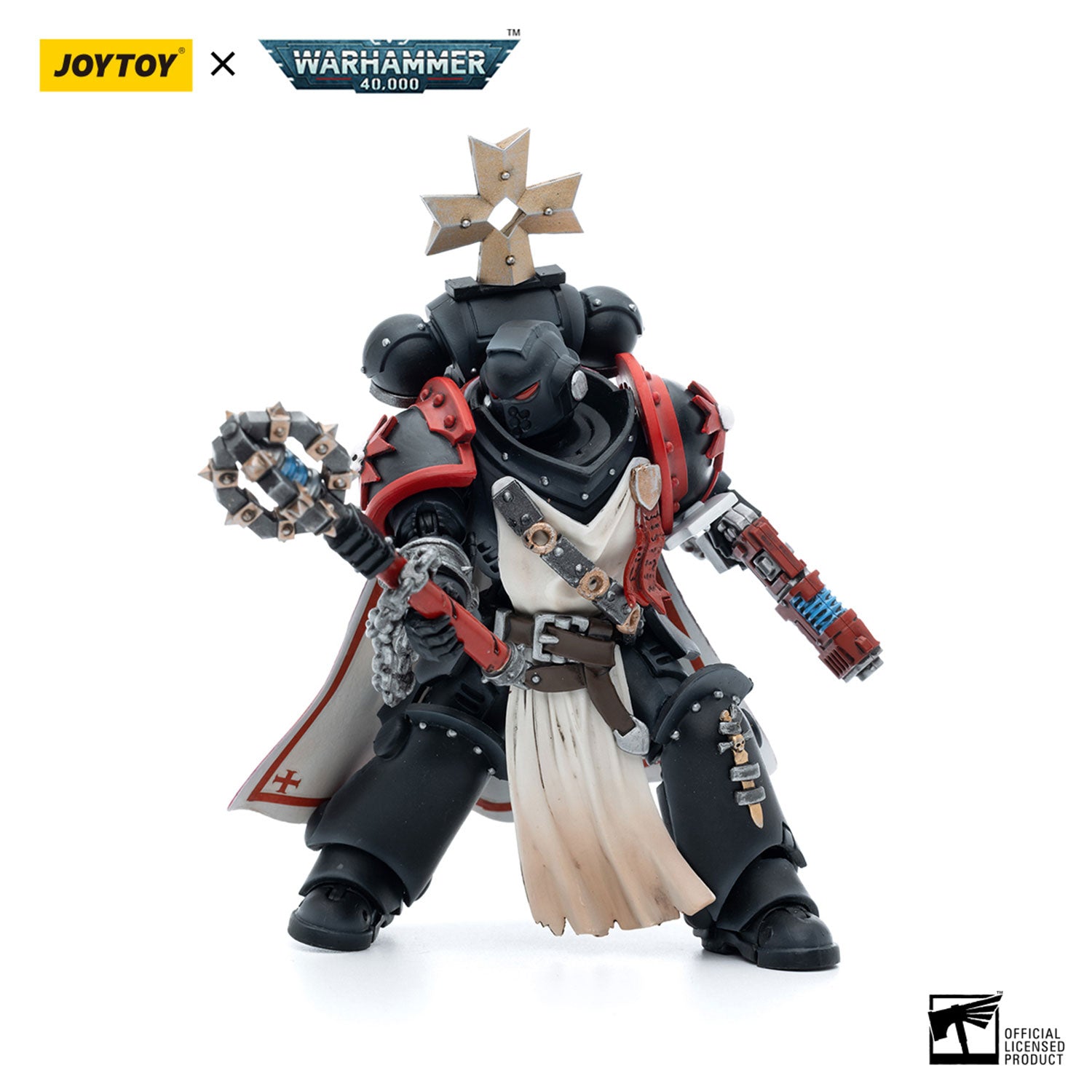 JOYTOY Warhammer 40K Black Templars Sword Brethren Brother Dragen figure
